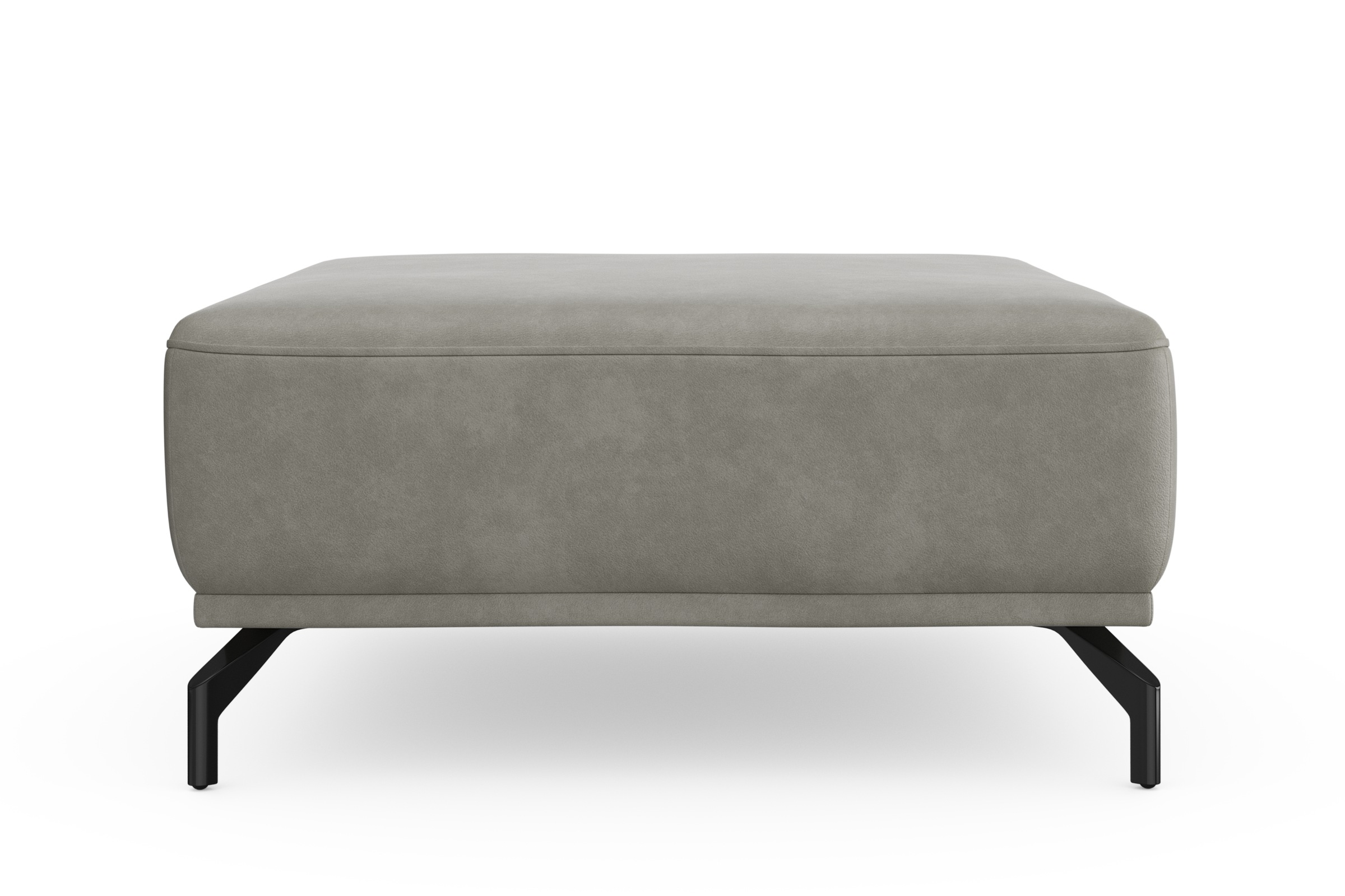 sit&more Hocker »Bailando«, mit Federkern und schwarzen, matten Metallfüßen