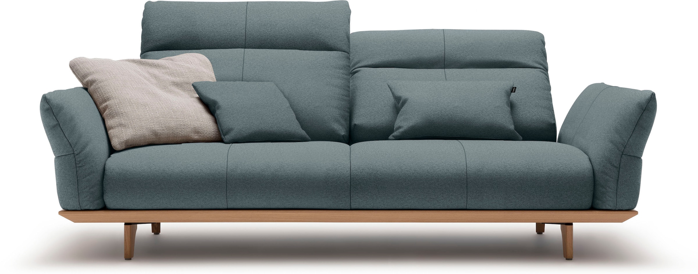 Creation BY ROLF BENZ 3-Sitzer »CR.460«, Sockel in Eiche, Füße Eiche natur, günstig online kaufen
