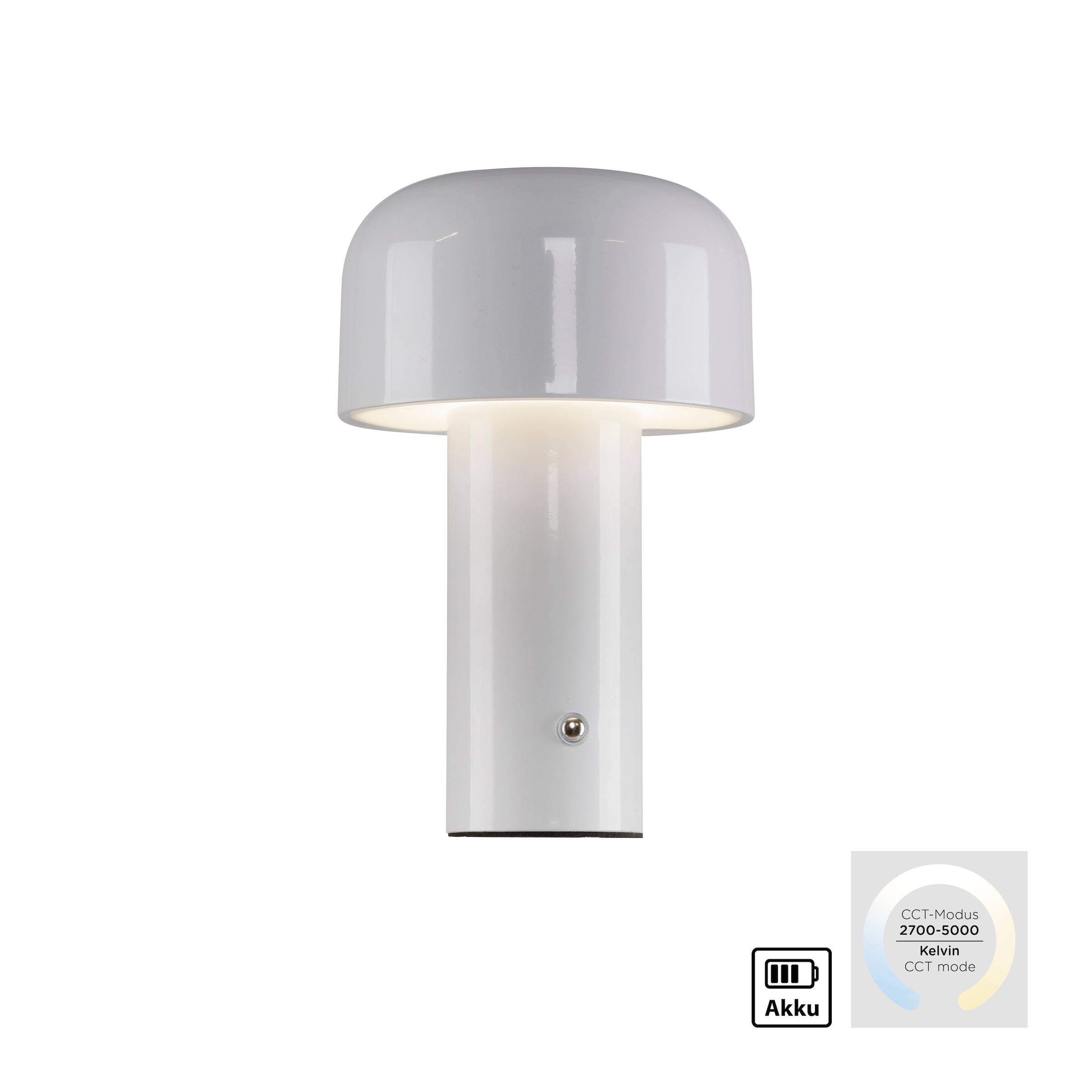 JUST LIGHT Tischleuchte »AGNES«, 1 flammig, Leuchtmittel LED-Modul | LED fest integriert, Akkuleuchte