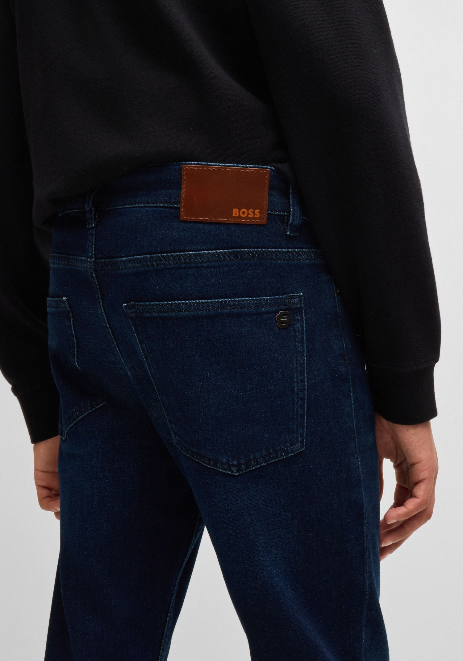 BOSS ORANGE Slim-fit-Jeans »DELAWARE BO«, mit normaler Bundhöhe