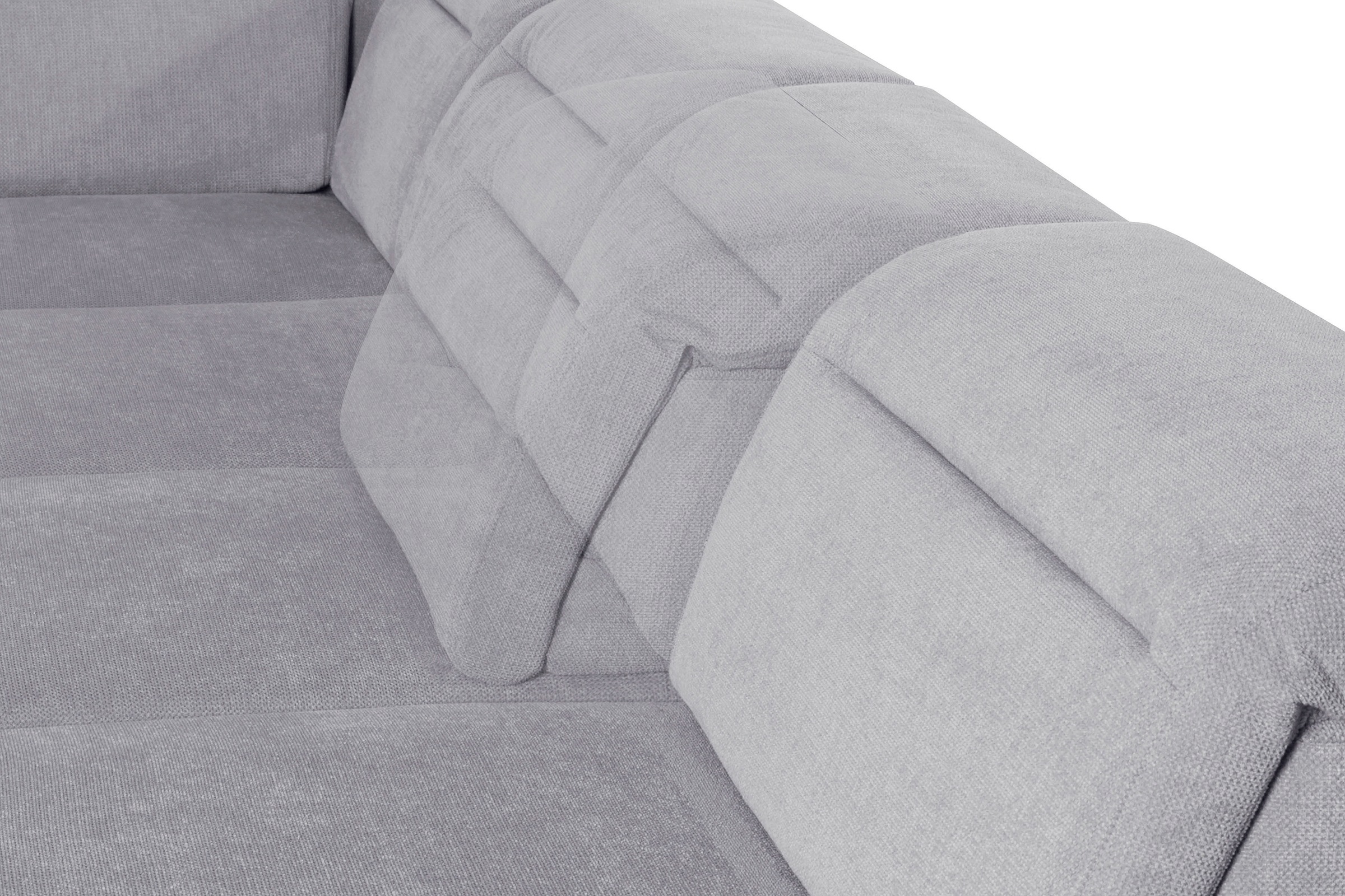 sit&more Wohnlandschaft »Percy U-Form«, 12 cm Fußhöhe, Sitztiefenverstellung, wahlweise in 2 Fußfarben
