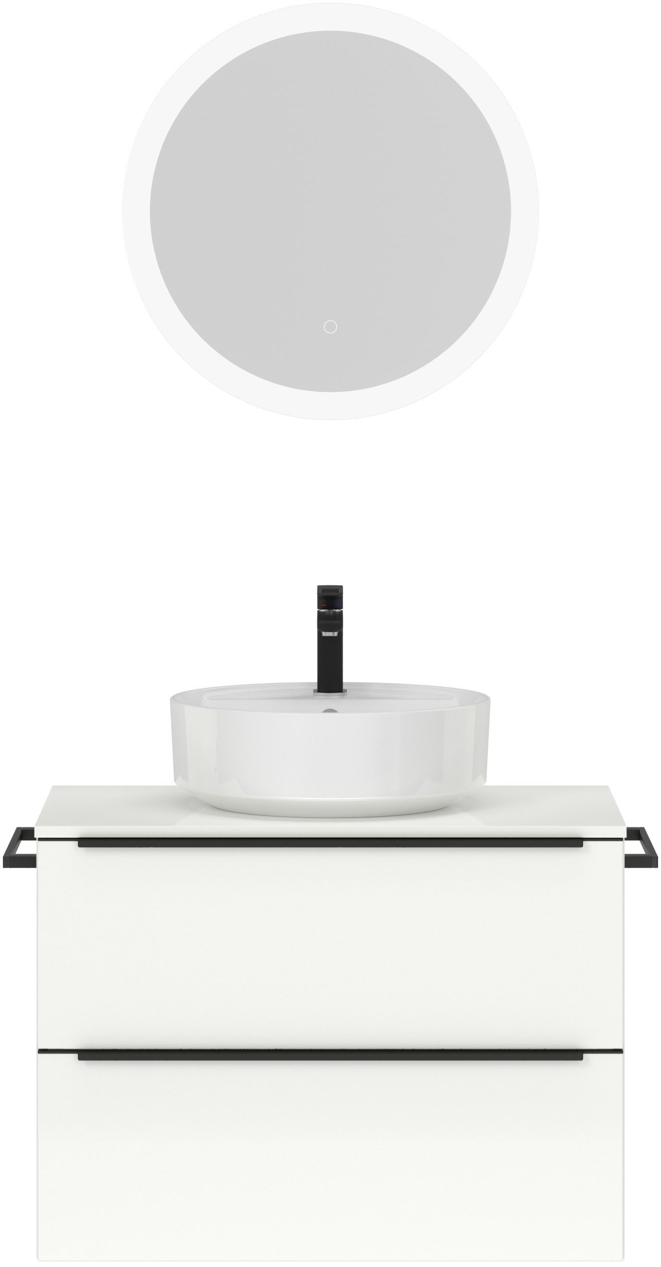 nobilia® Badmöbel-Set »Alvene« vormontiert, mit Soft-Close, 2 Stk. tlg. günstig online kaufen