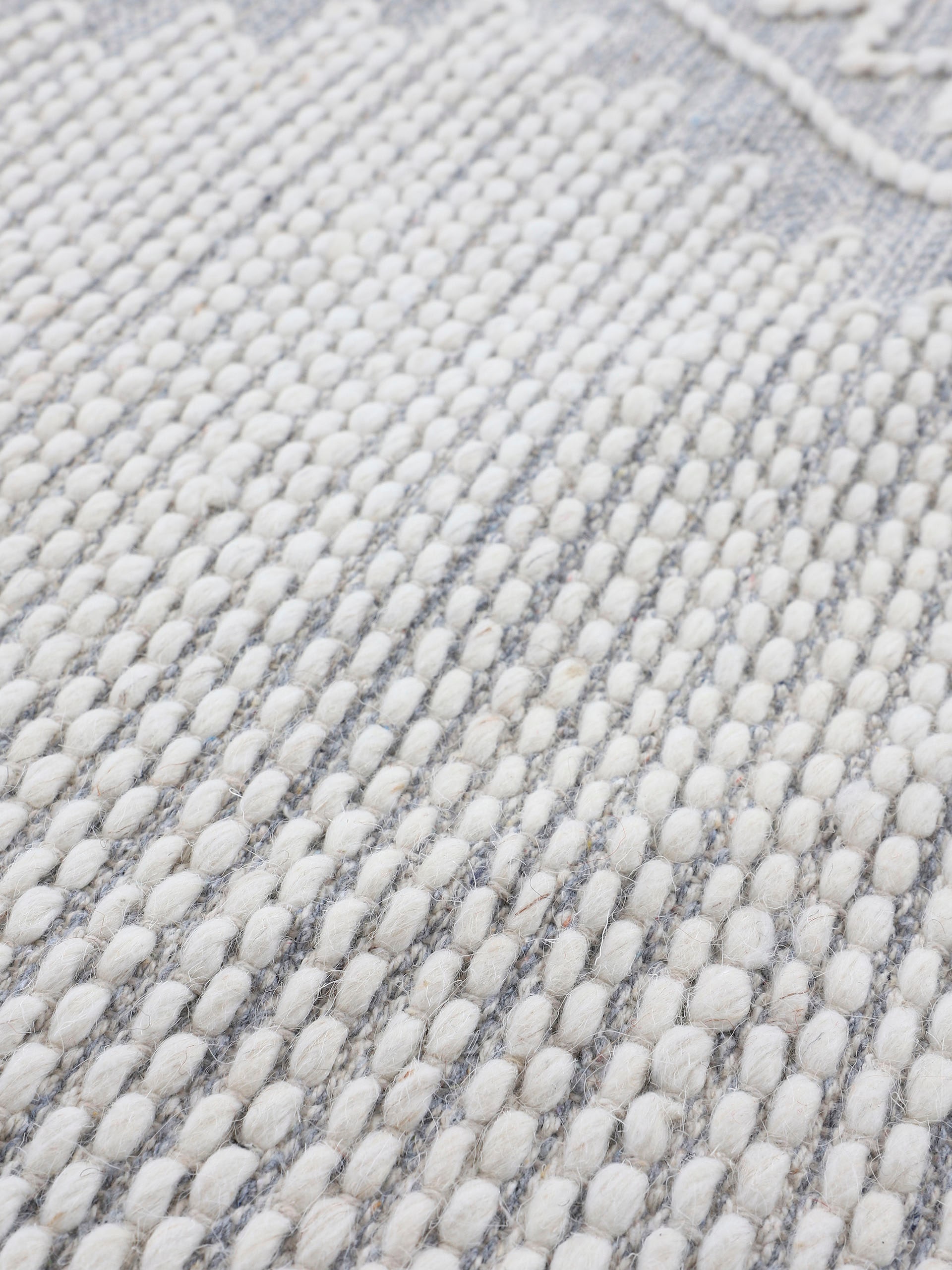 carpetfine Teppich »Kelim Durry«, Hoch-Tief rechteckig, und Handweb, geometrisch, handgewebt, reine bequem bestellen schnell Effekt, Baumwolle