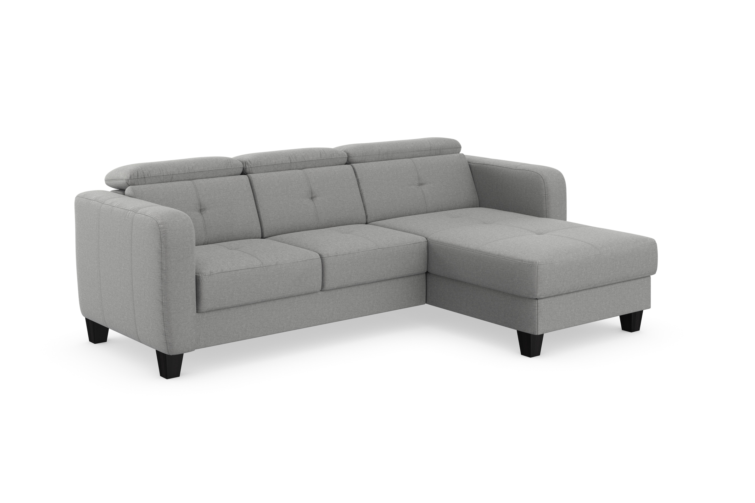sit&more Ecksofa »Belluci L-Form«, inklusive Federkern, wahlweise mit Bettfunktion und Bettkasten