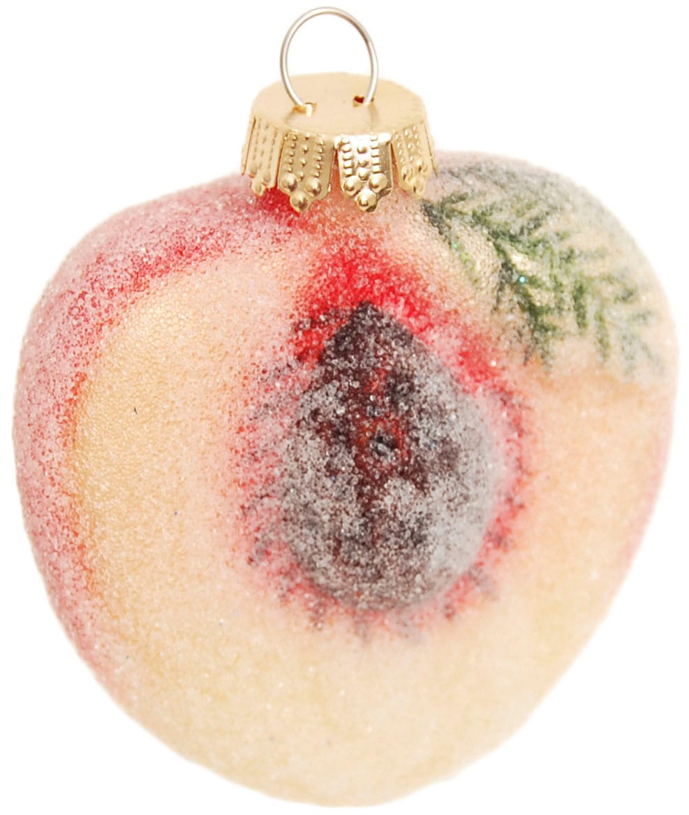 Krebs Glas Lauscha Christbaumschmuck »Glassortiment "Gezuckerte Früchte", 6 cm bis 8 cm«, (Set, 6 tlg.), Weihnachtsdeko, Weihnachtsbaumkugel, Christbaumkugeln aus Glas