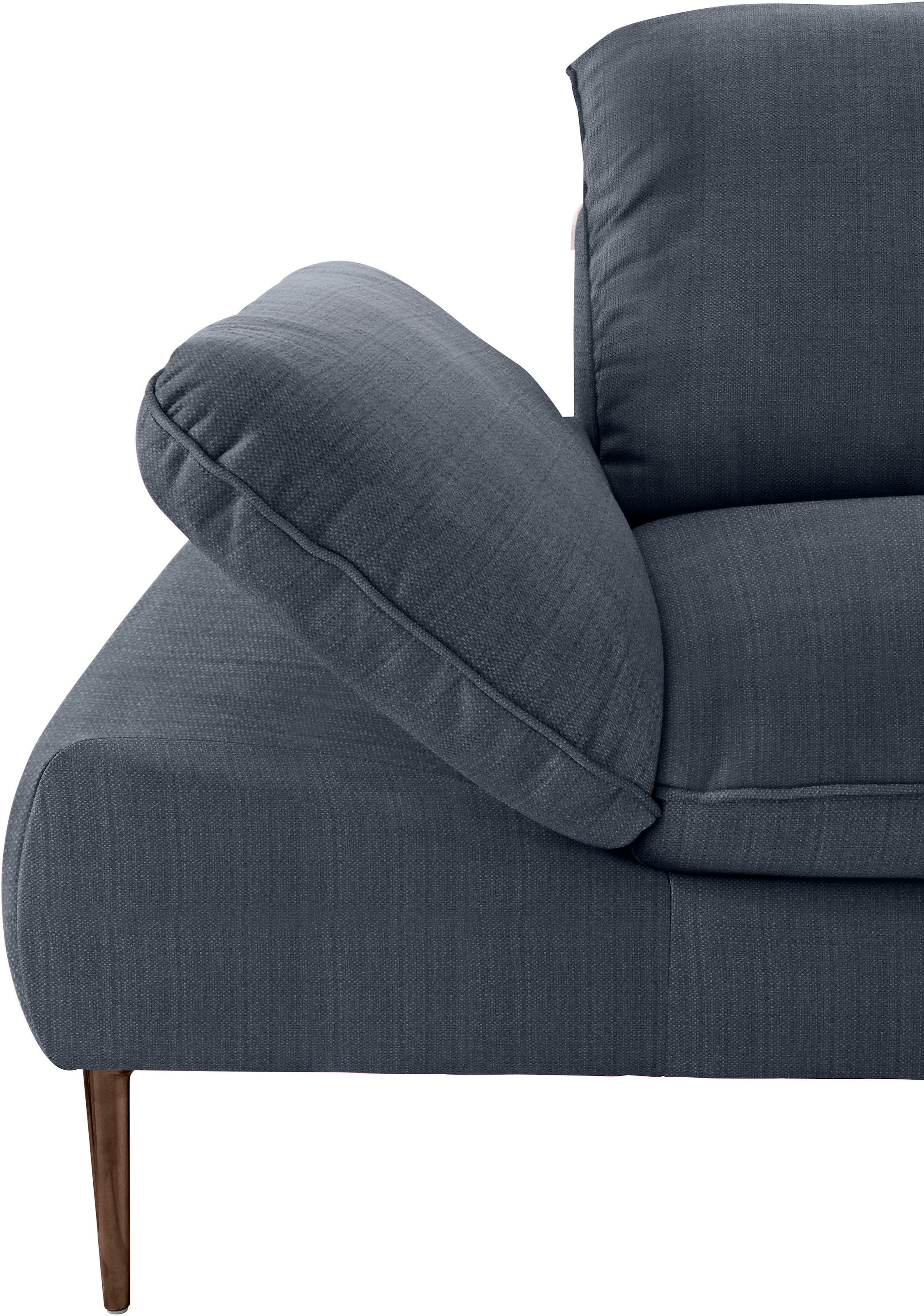 W.SCHILLIG Ecksofa »enjoy&MORE, Designsofa, bequem, zeitlos und elegant, L-Form«, Sitztiefenverstellung, Füße bronze pulverbeschichtet, Breite 310 cm