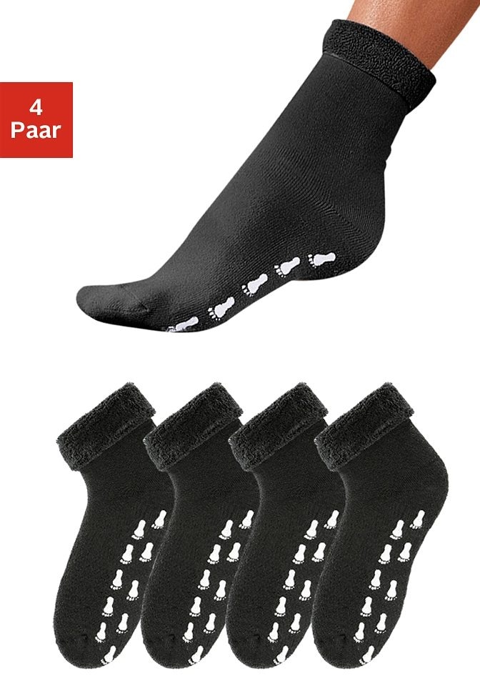 und mit Go Vollfrottee (4 Antirutschsohle Paar), in günstig ABS-Socken, kaufen