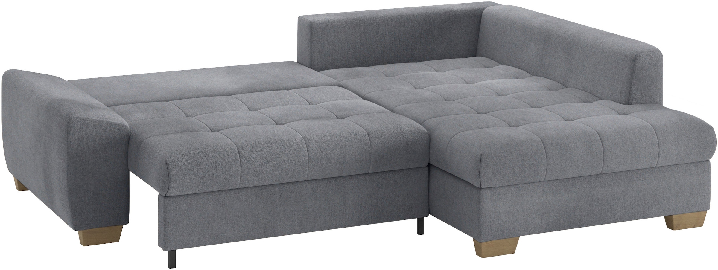 Mr. Couch Ecksofa »Nikita II, L-Form«, Wahlweise mit Bettfunktion, Bettkasten & RGB-LED-Beleuchtung