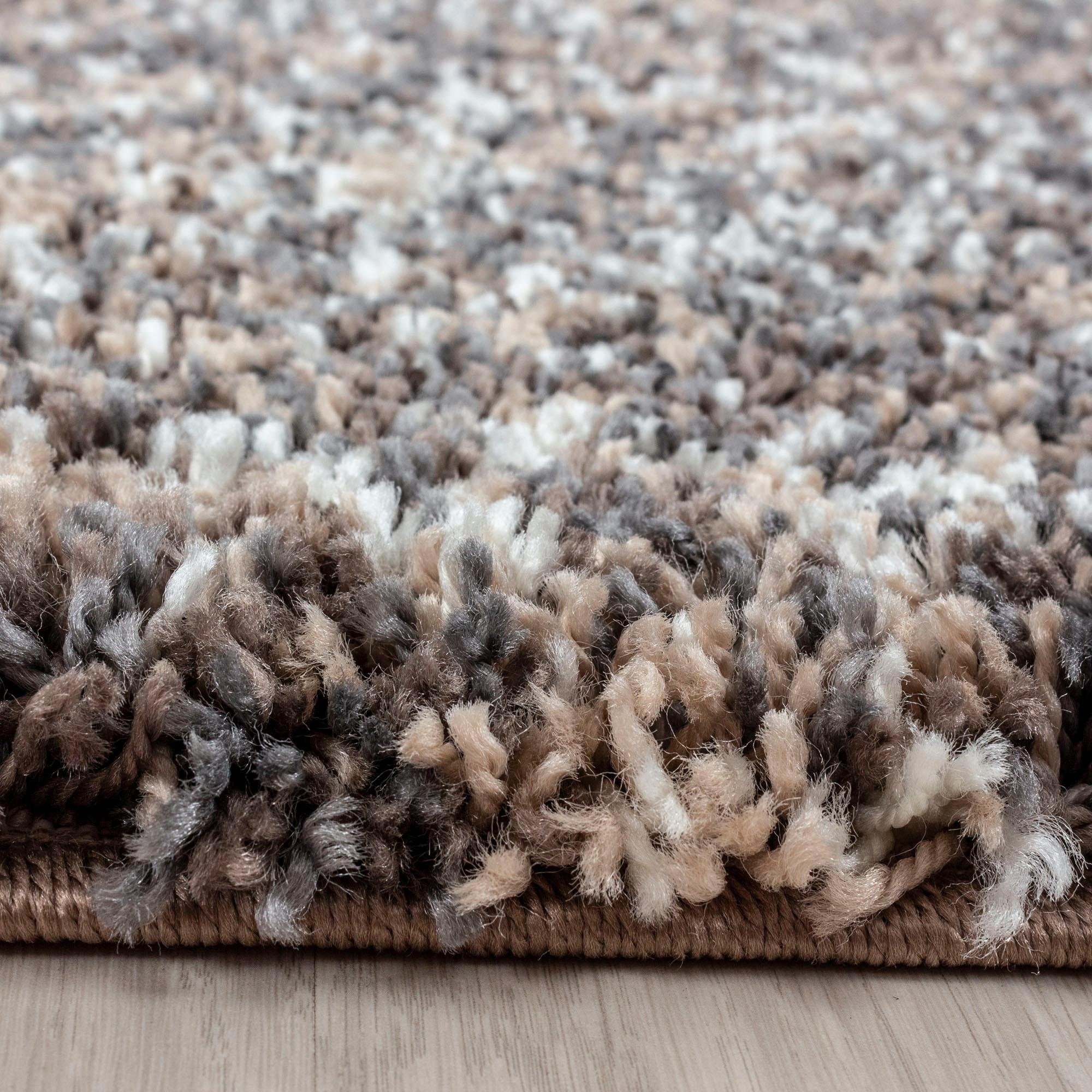 Ayyildiz Teppiche Hochflor-Teppich »Enjoy Shaggy«, rechteckig, 50 mm Höhe, auch als Läufer, Shaggy, Langflor, meliert, Wohnzimmer