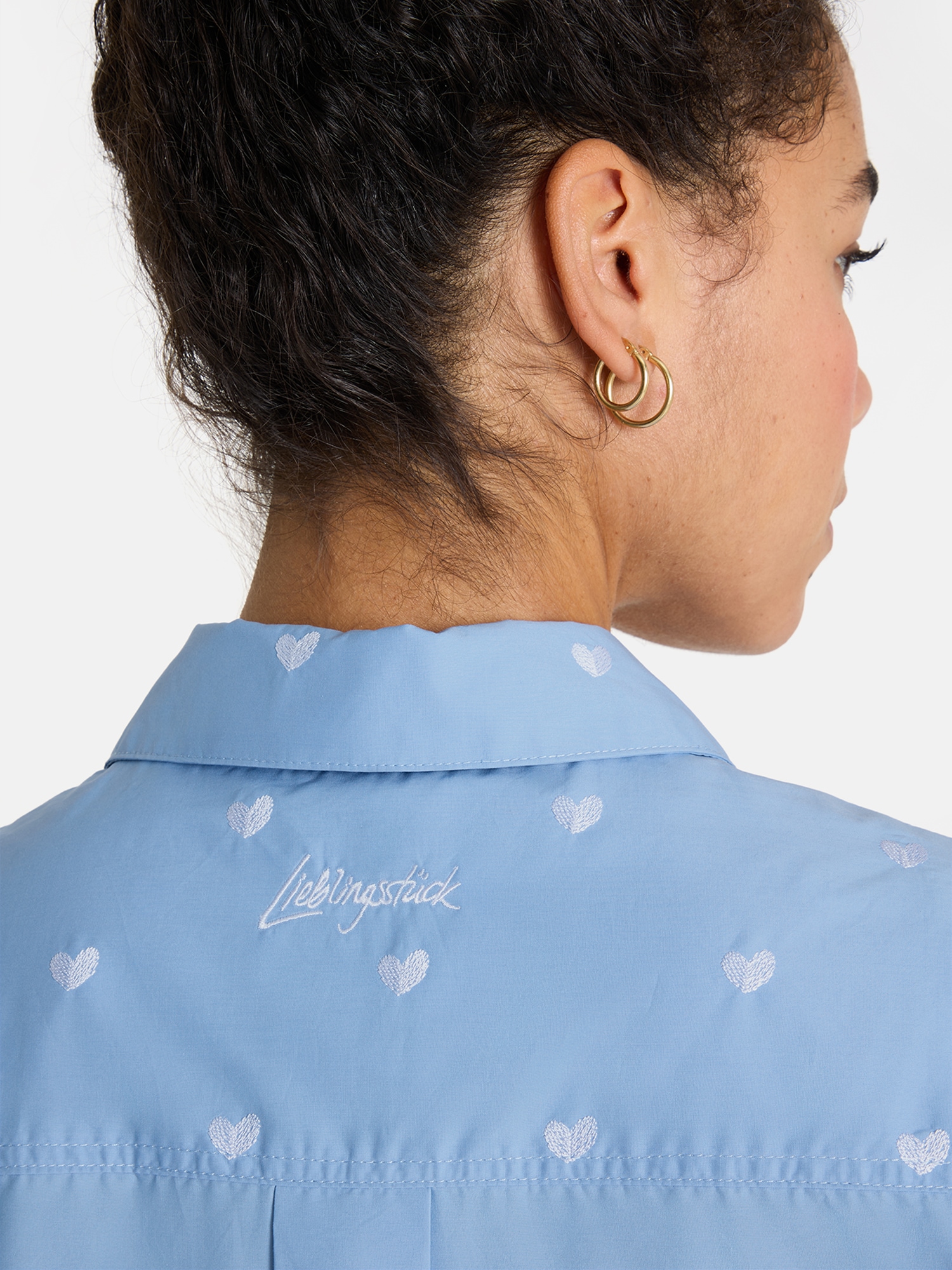 Lieblingsstück Hemdbluse »RadunaL« mit verspielter Stickerei