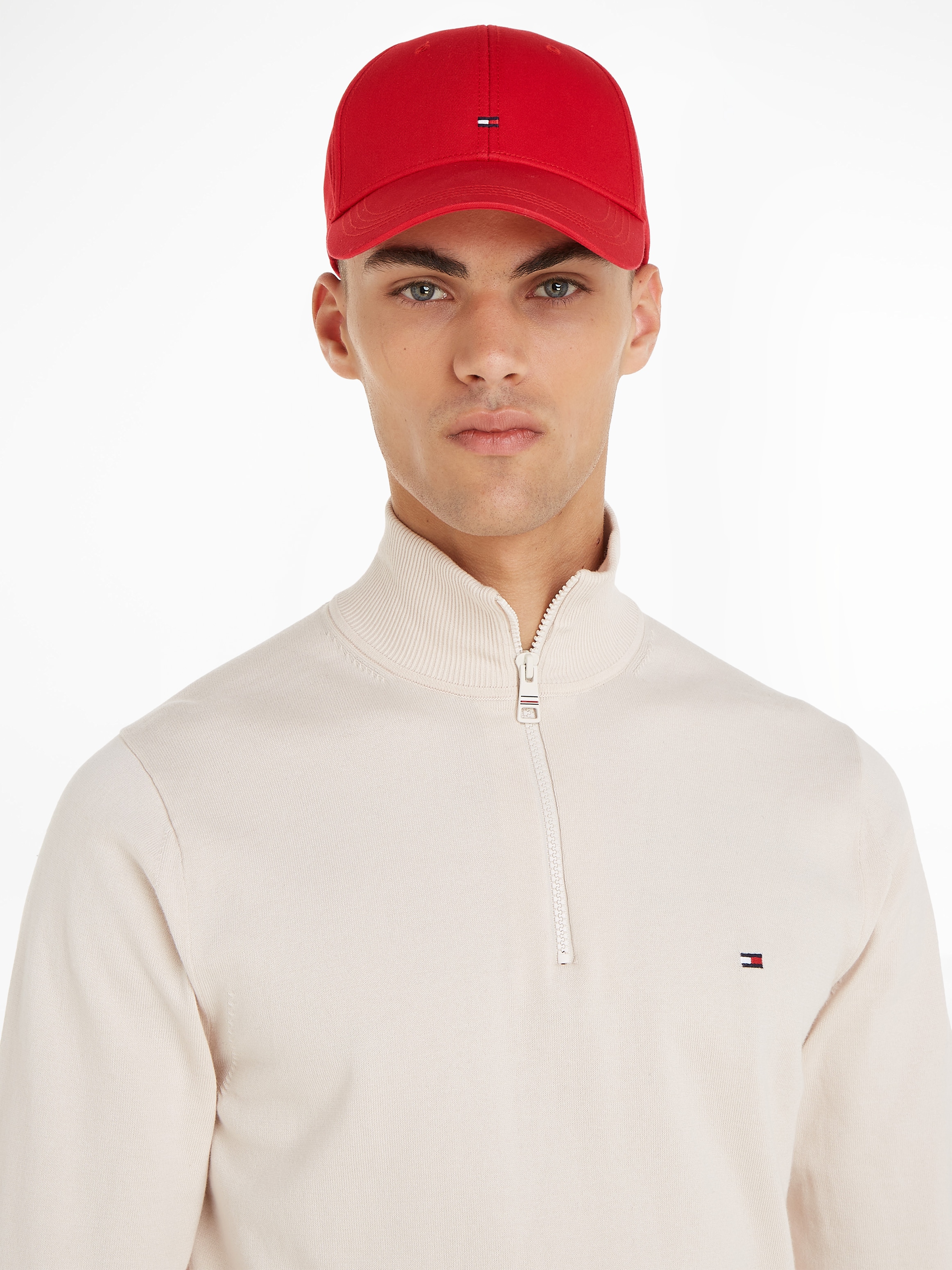 Tommy Hilfiger Baseball Cap »CLASSIC BB CAP«, Verstellbarer Riemen mit Logo-Schnalle, One Size