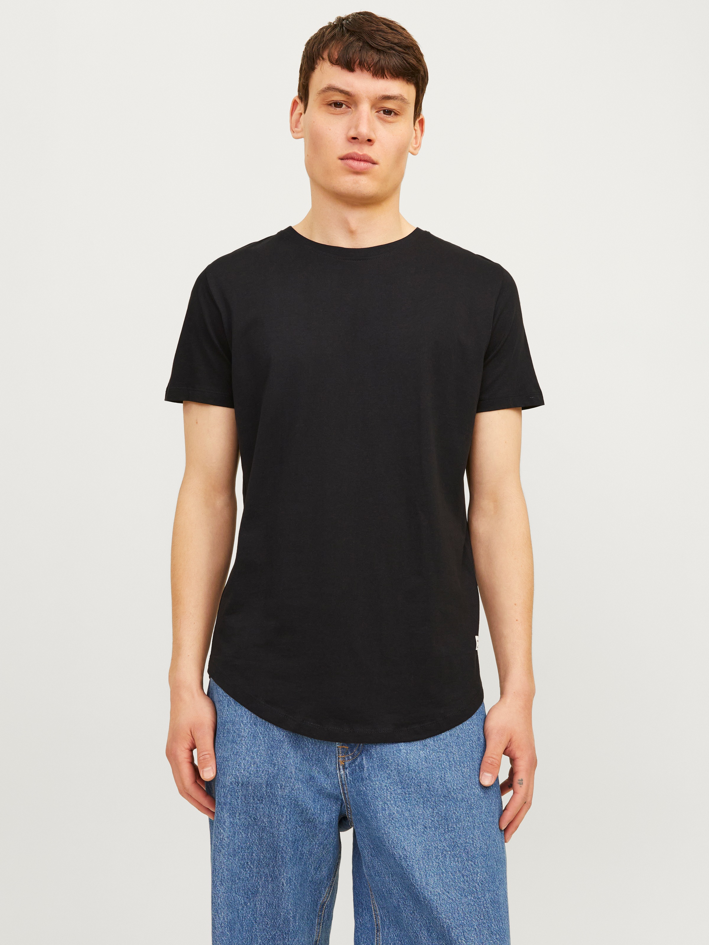 Jack & Jones Rundhalsshirt »JJENOA TEE SS CREW NECK 7PK MP NOOS«, (Packung, 7 tlg.)