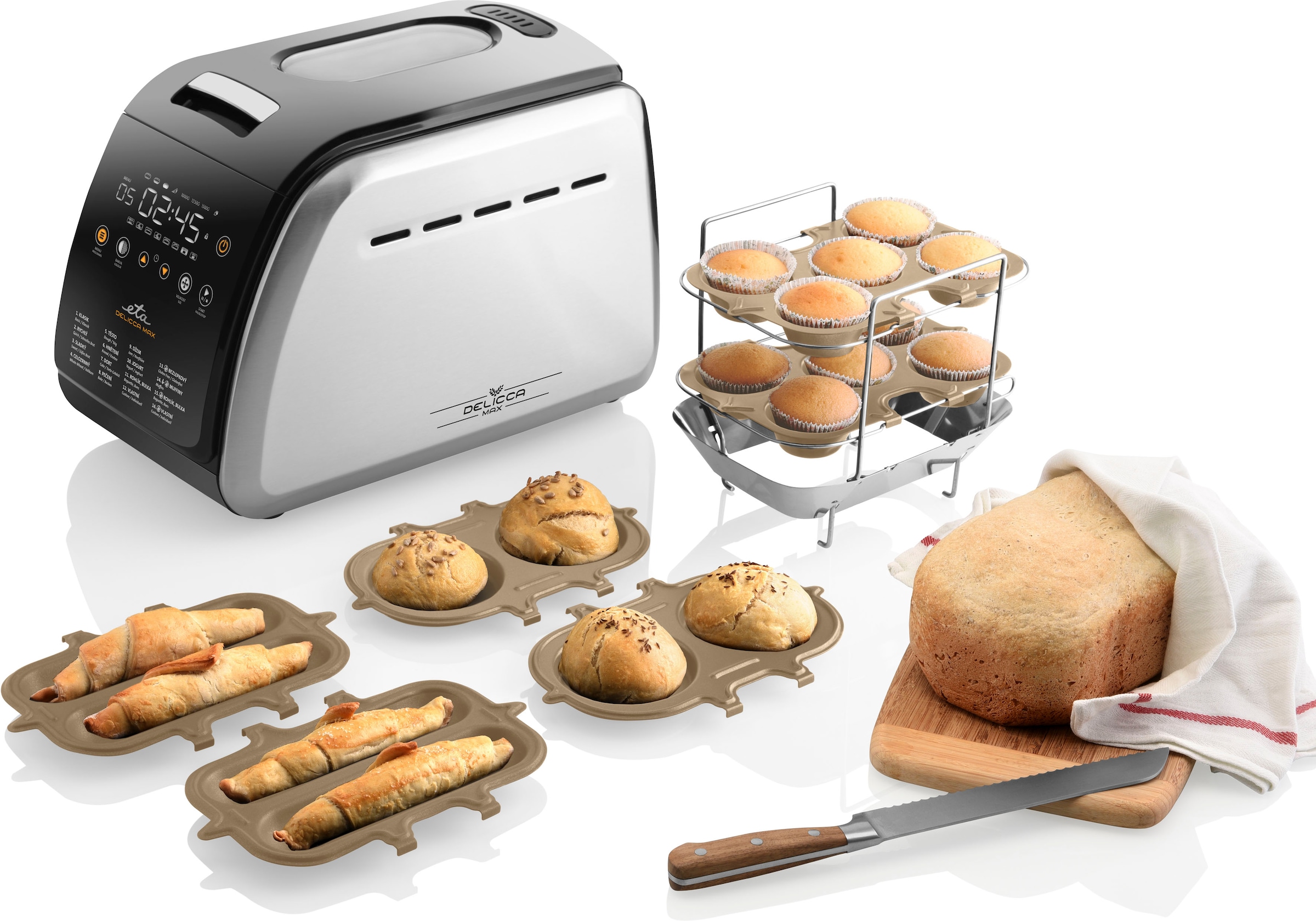 eta Brotbackautomat »Delicca II MAX, ETA714990040«, 16 Programme, 850 W günstig online kaufen