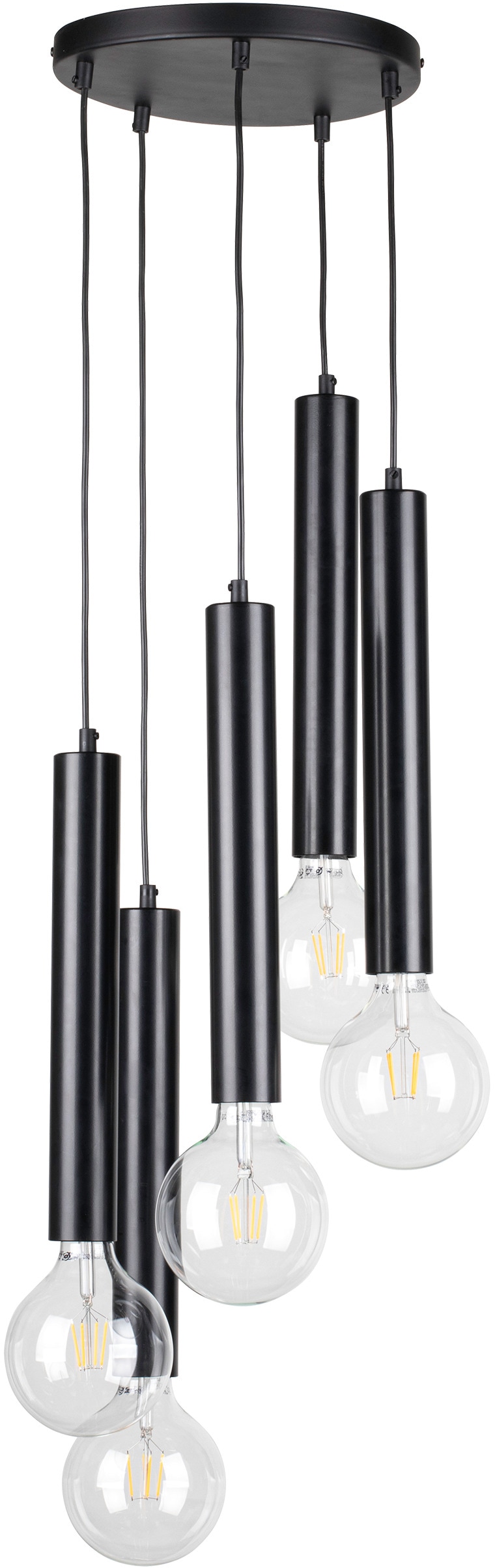 BRITOP LIGHTING Hängeleuchte »BARREL«, 5 flammig, Leuchtmittel E27   Leucht günstig online kaufen