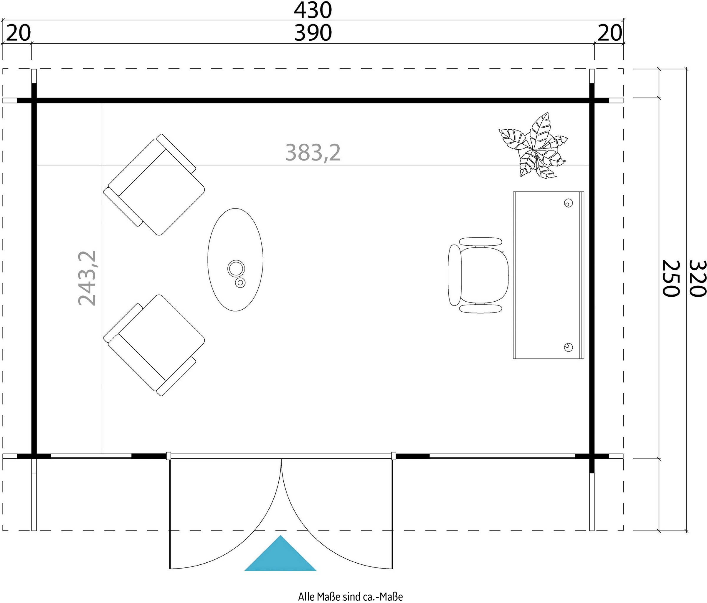 LASITA MAJA Gartenhaus »DORSET«