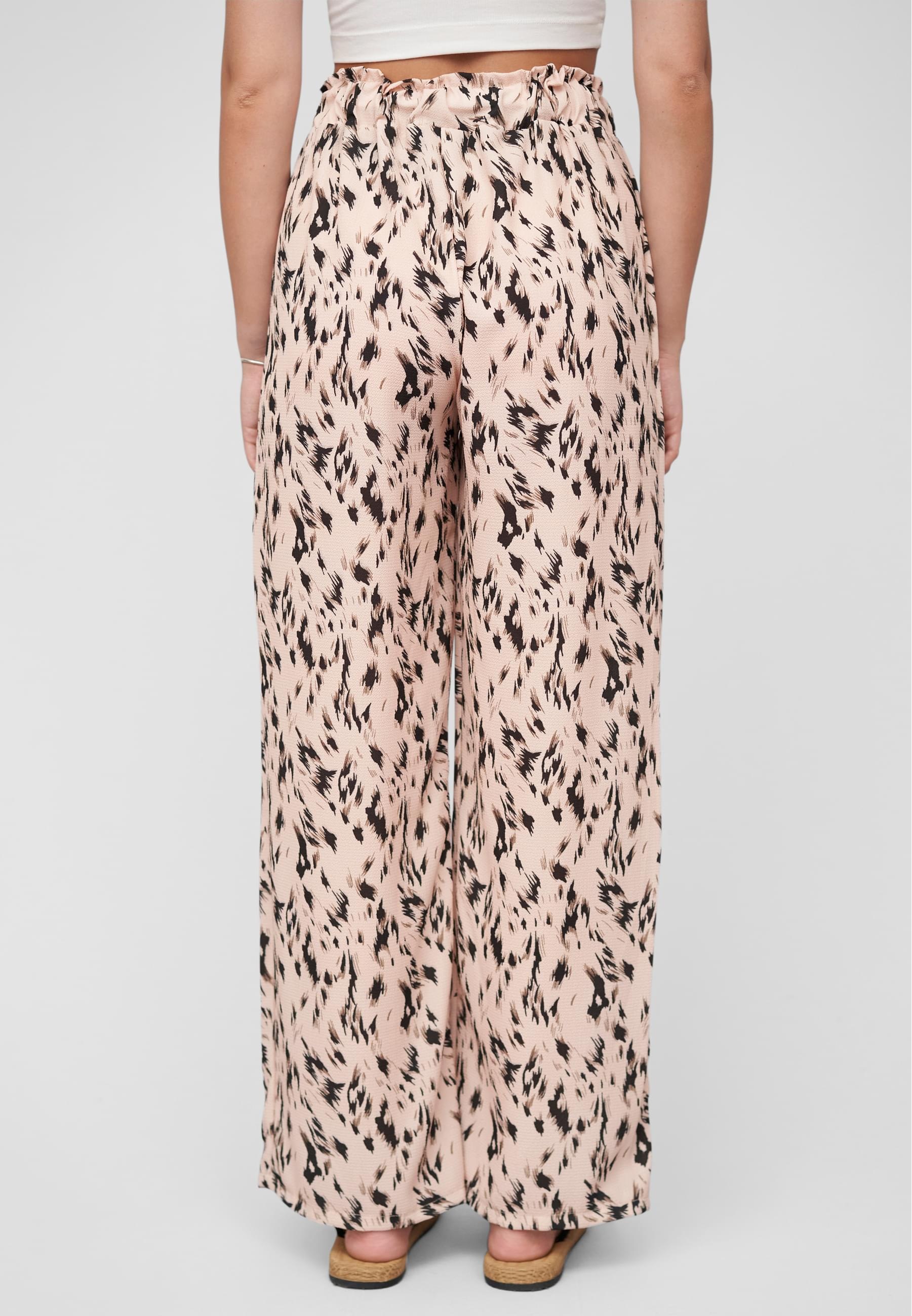 CLOUD 5IVE Stoffhose »CLOUD 5IVE Summer Crepe-Pants with animal print«