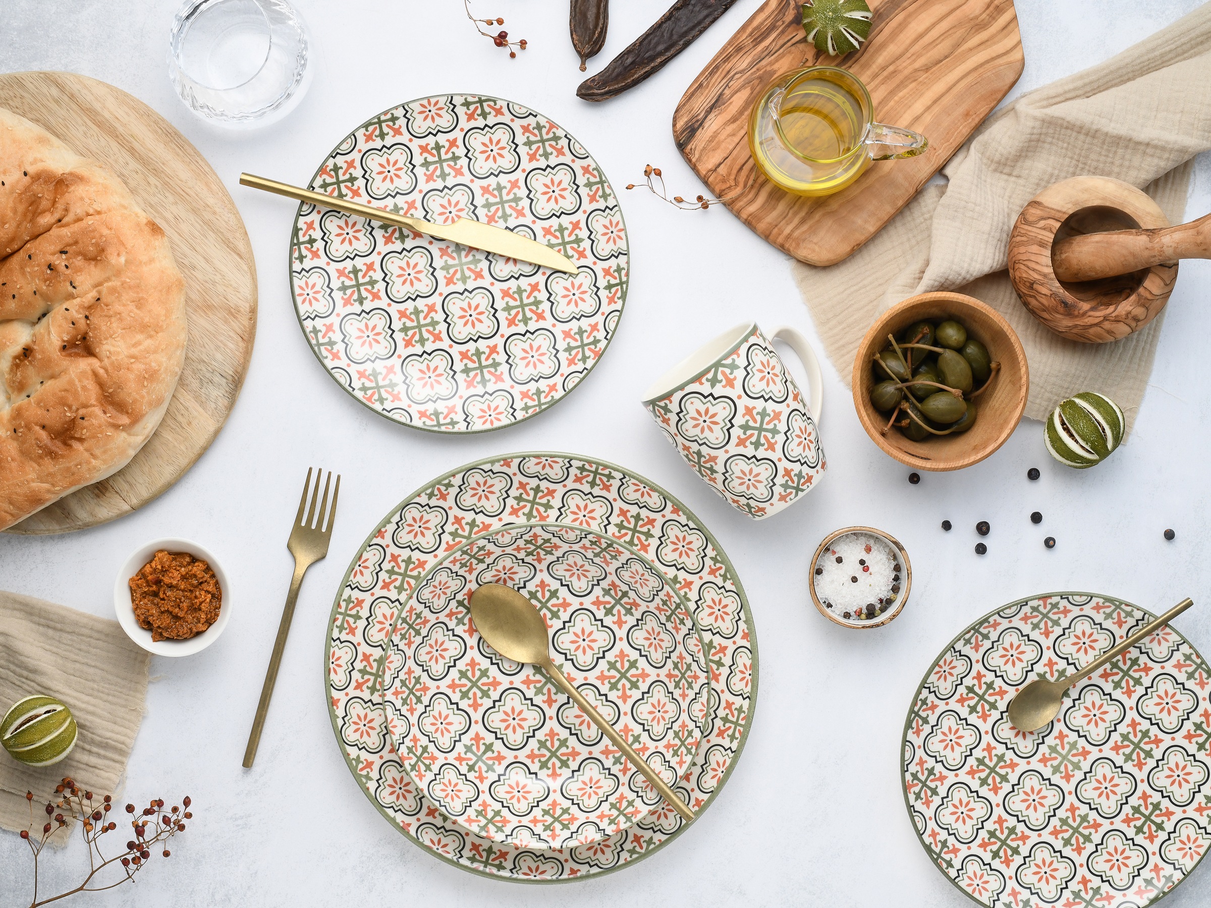 CreaTable Kombiservice »Rumi« orientalisch mediterraner Stil