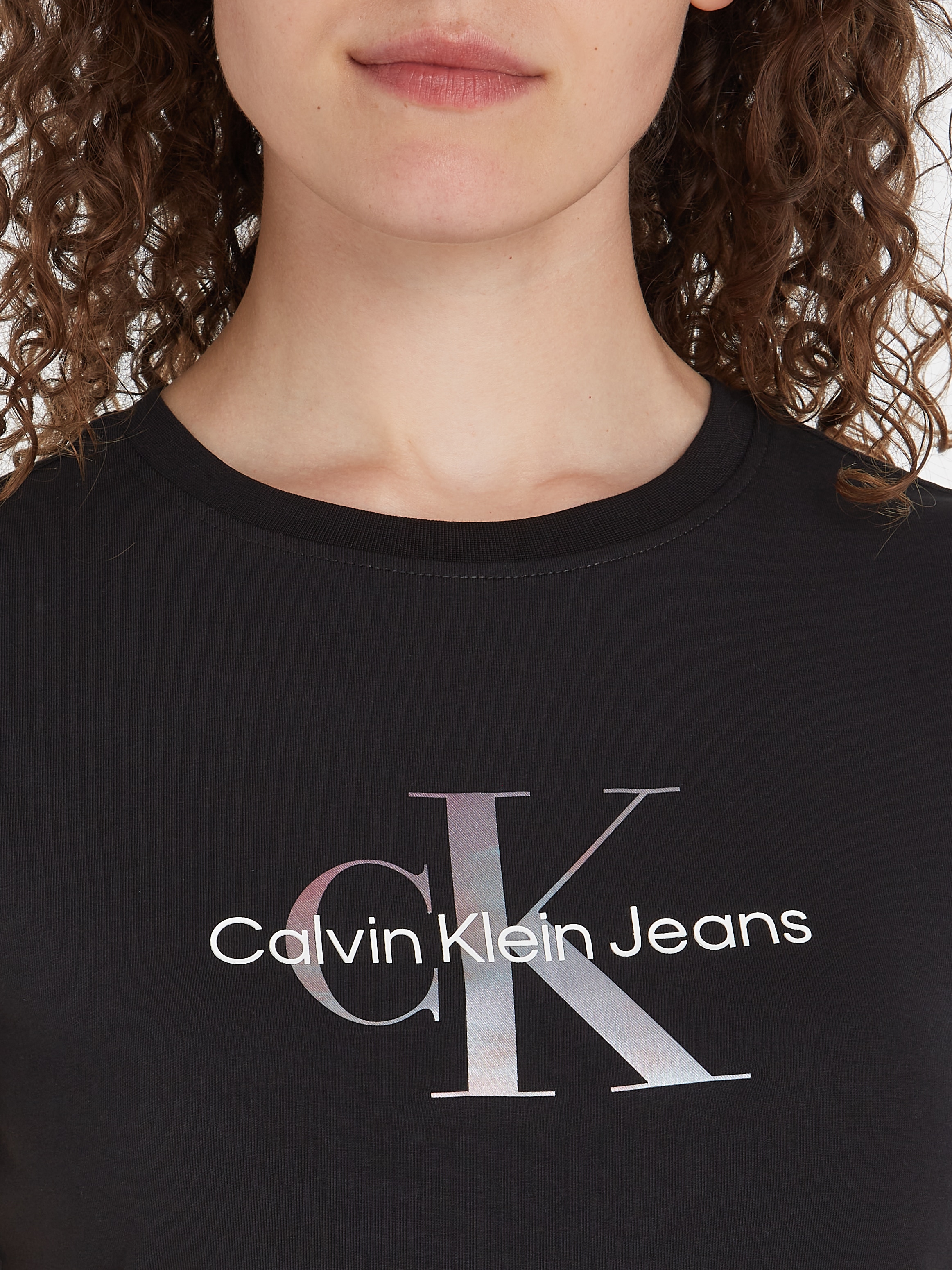 Calvin Klein Jeans Shirtkleid »DIFFUSED MONOLOGO DRESS«, mit Logoschriftzug