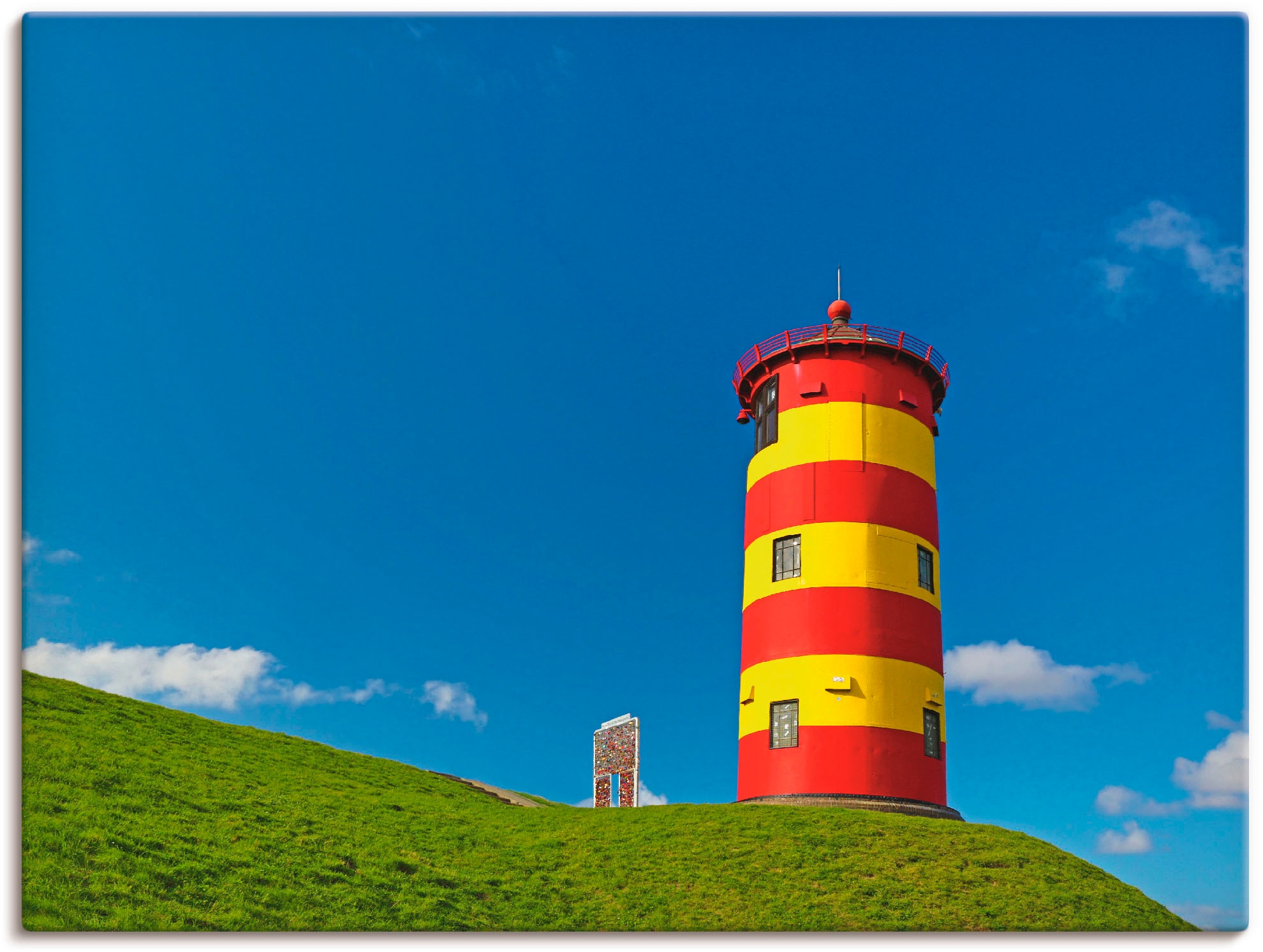 Artland Leinwandbild »Pilsumer Leuchtturm«, Gebäude, (1 St.), auf Keilrahme günstig online kaufen