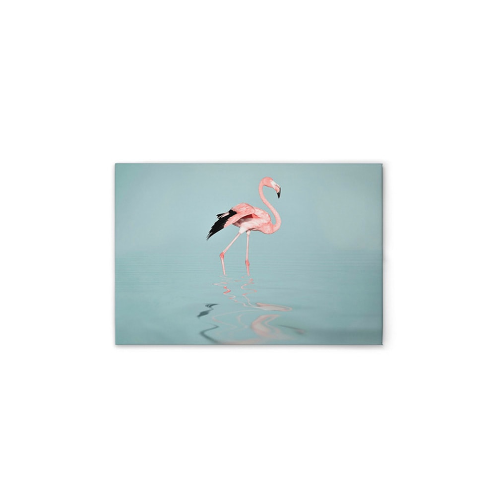 A.S. Création Leinwandbild »Flamingo Water - Wandbild Blau Rosa Grau Keilra günstig online kaufen