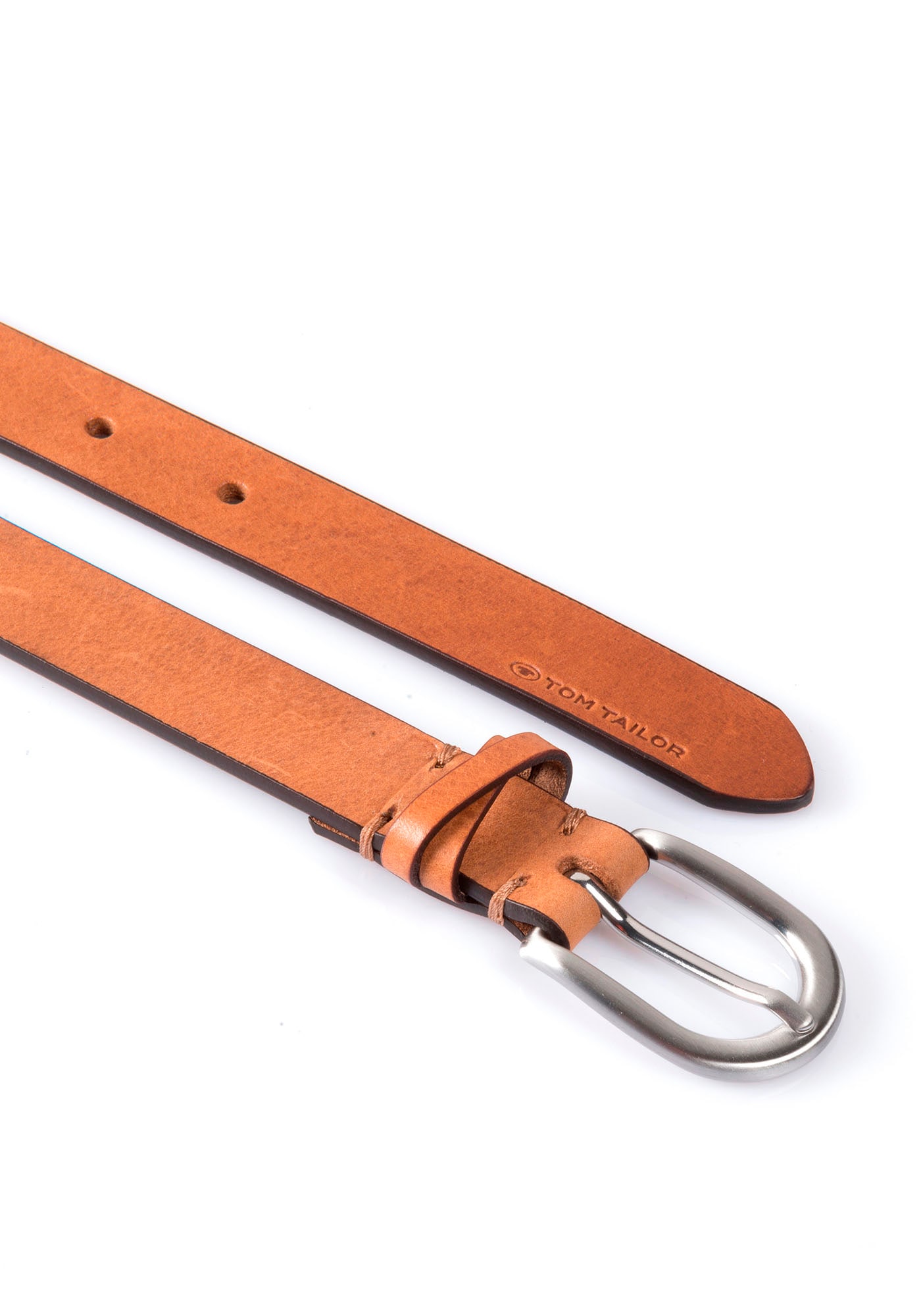 TOM TAILOR Ledergürtel »TTNELLY« 2 cm breiter Damengürtel, modisch vielseitig