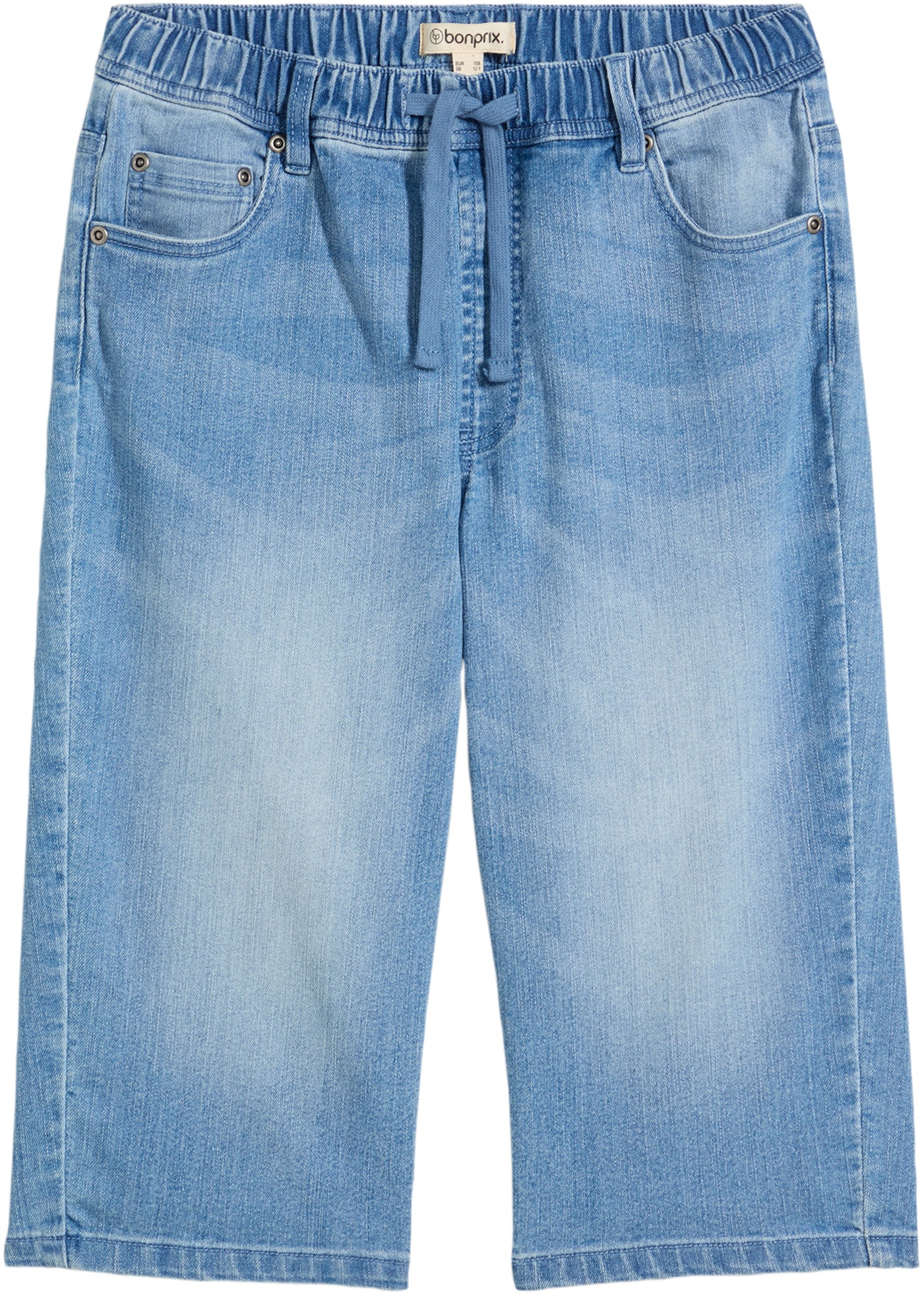 bonprix Bermudas »Schlupf-Jeans-Longbermuda, Slim Fit«  Schlupf-Jeans-Longbermuda, Slim Fit