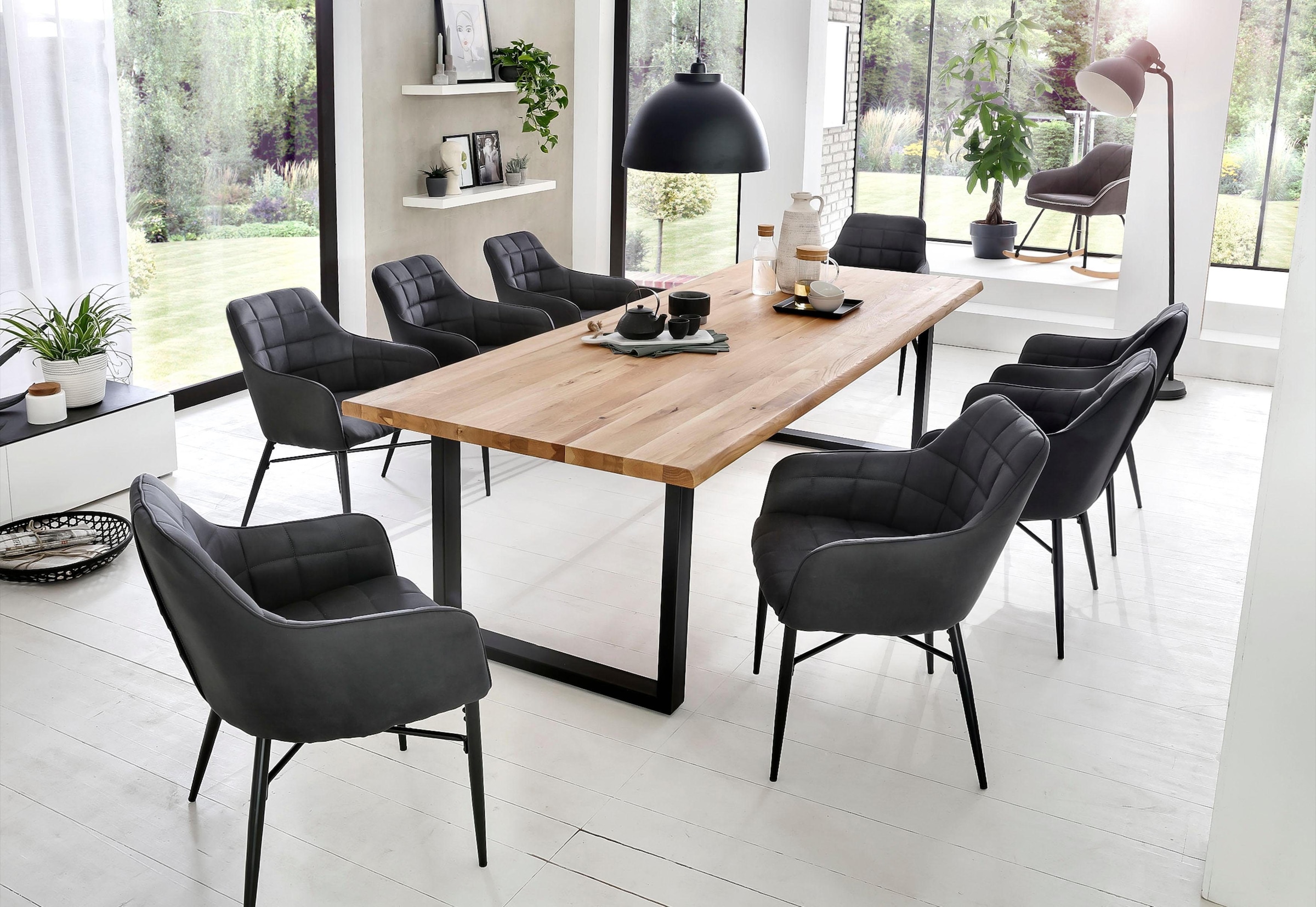 3. Bild von Home affaire Esstisch »Tristan«, mit Baumkante