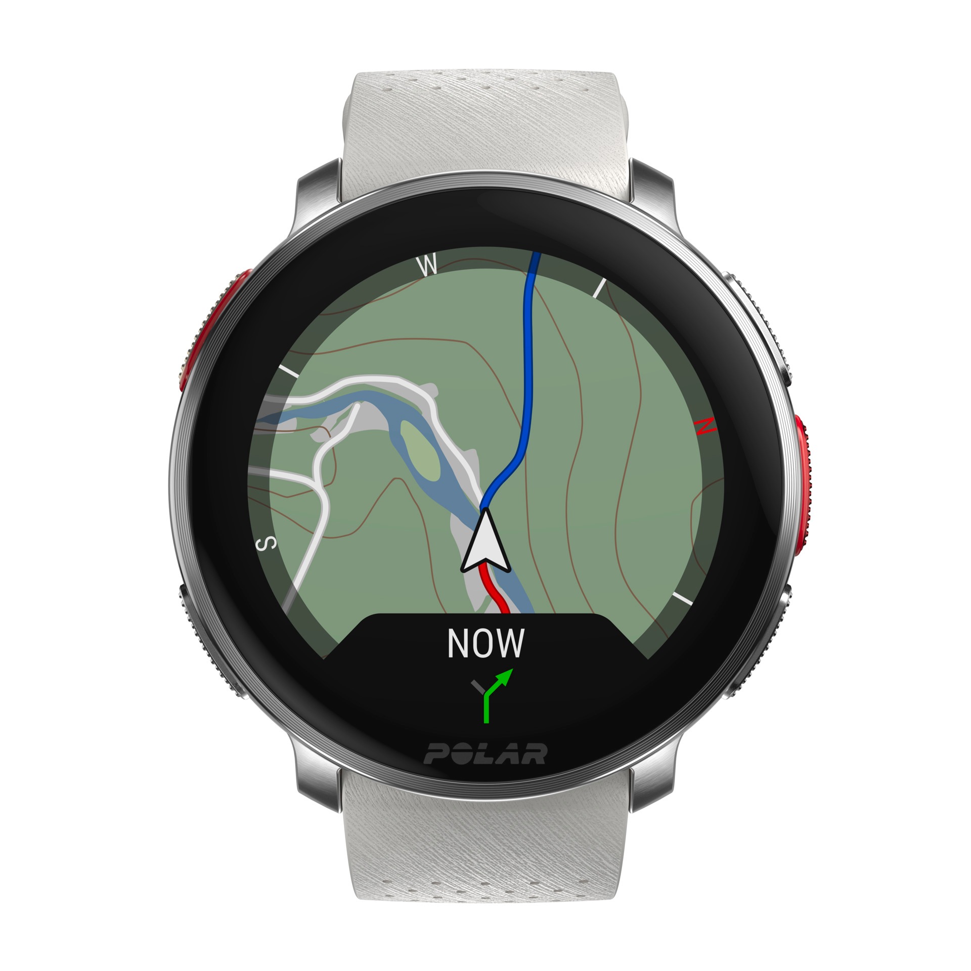 Polar Smartwatch »VANTAGE V3«, (3,5 cm / 1,39 Zoll), 32 GB, Premium-Multisportuhr Silikon-Armband S-L)