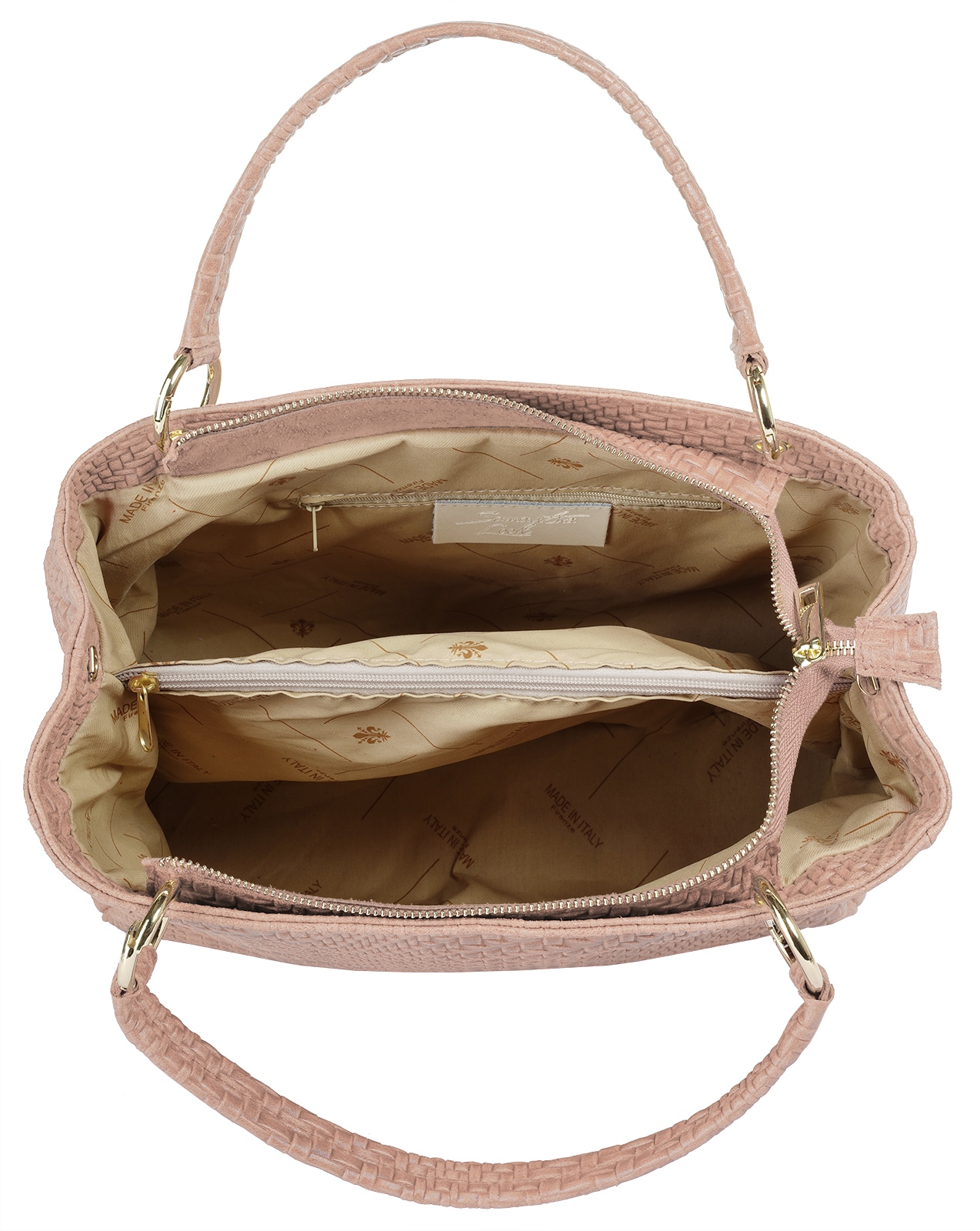 Samantha Look Shopper, echt Leder, Made in Italy