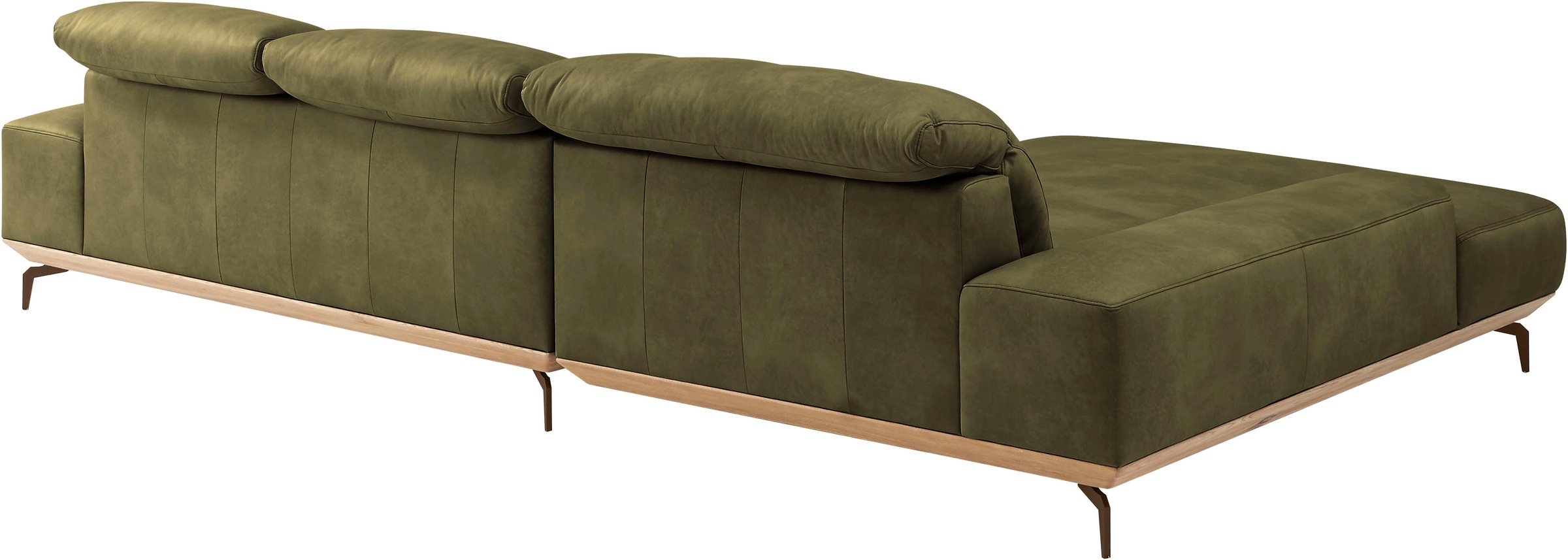 Musterring Wohnlandschaft »MR 2490«, Bronze-Fuß Sitzhöhe 46cm, wahlweise mit Funktionen, Maße 342 x 207 cm