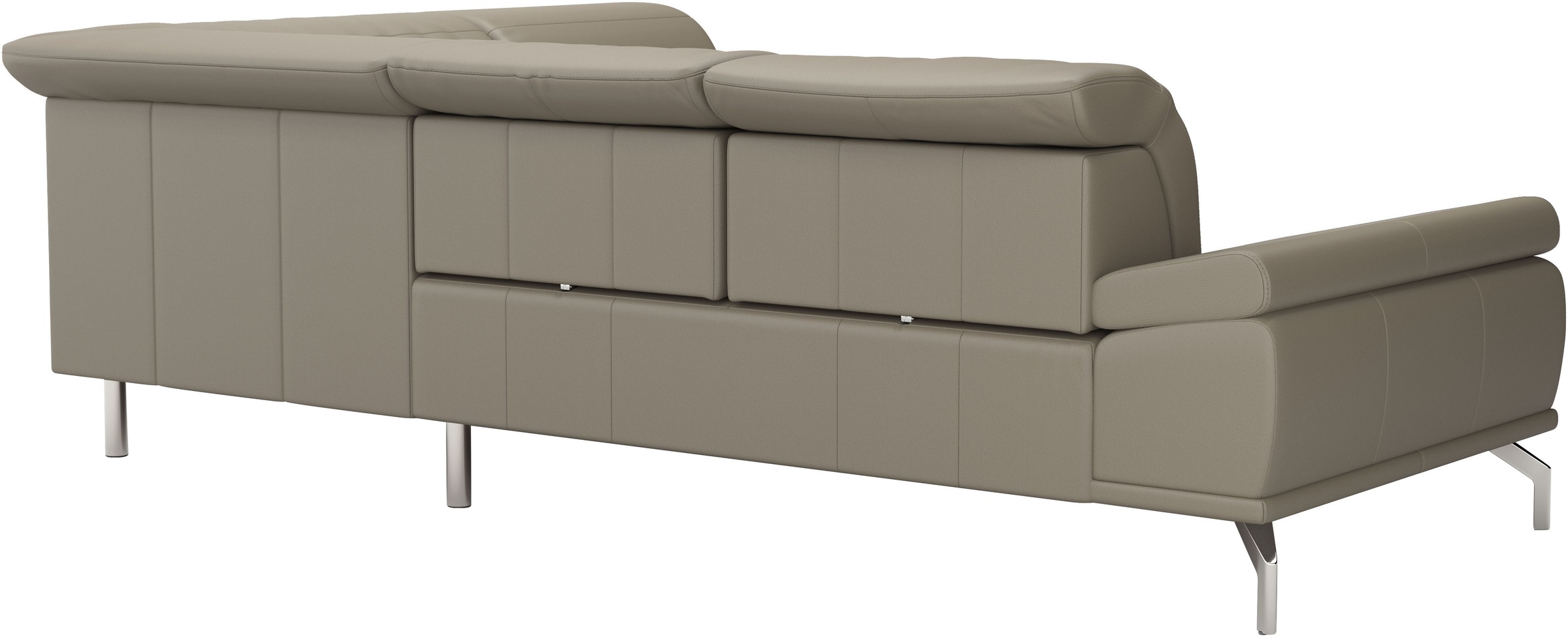 Places of Style Ecksofa »Caluna«, Inkl.Sitztiefenverstellung, wahlweise mit Kopf- und Armteilverstellung