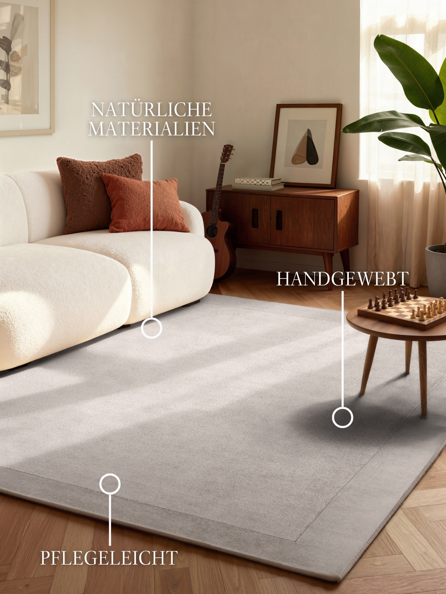 Villeroy & Boch Teppich »Wollteppich Kari« rechteckig 17 mm Höhe Handgewebt günstig online kaufen