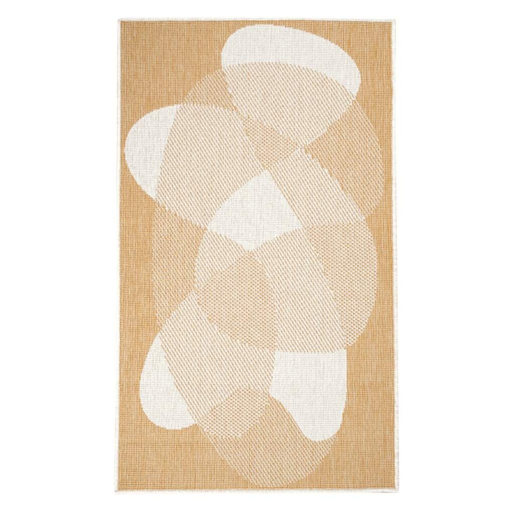 Carpet City Outdoorteppich »DUO RUG 5835«, rechteckig, 5 mm Höhe, Wendeteppich Wetterfest In- & Outdoor, Balkon, Terrasse, Wohnzimmer