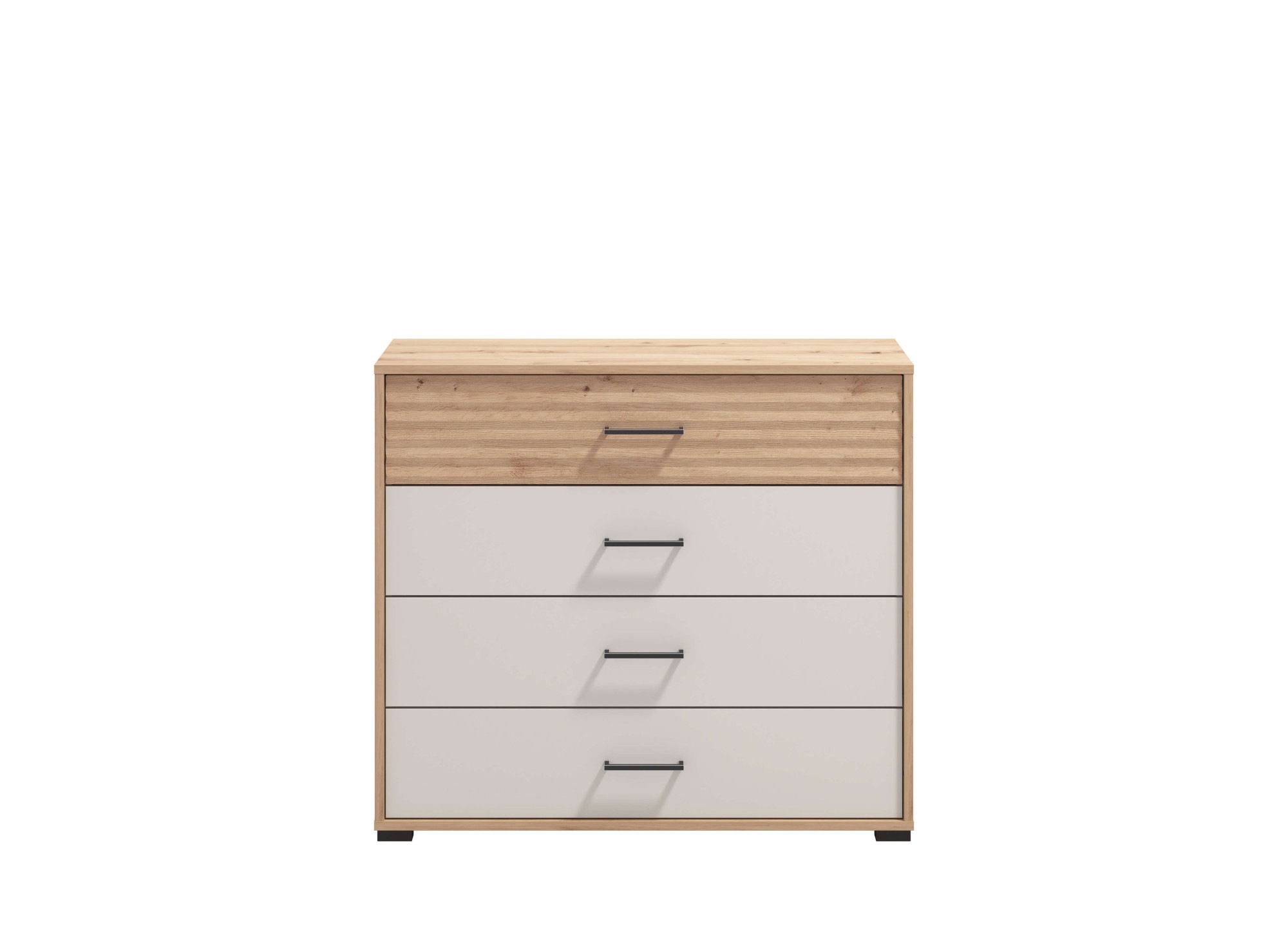 INOSIGN Schubkastenkommode »Modena Schubladenkommode Sideboard mit 4 Schubladen«, 93x40x82 cm, FSC®-zertifizierter Holzwerkstoff, Trendfarbe cashmere