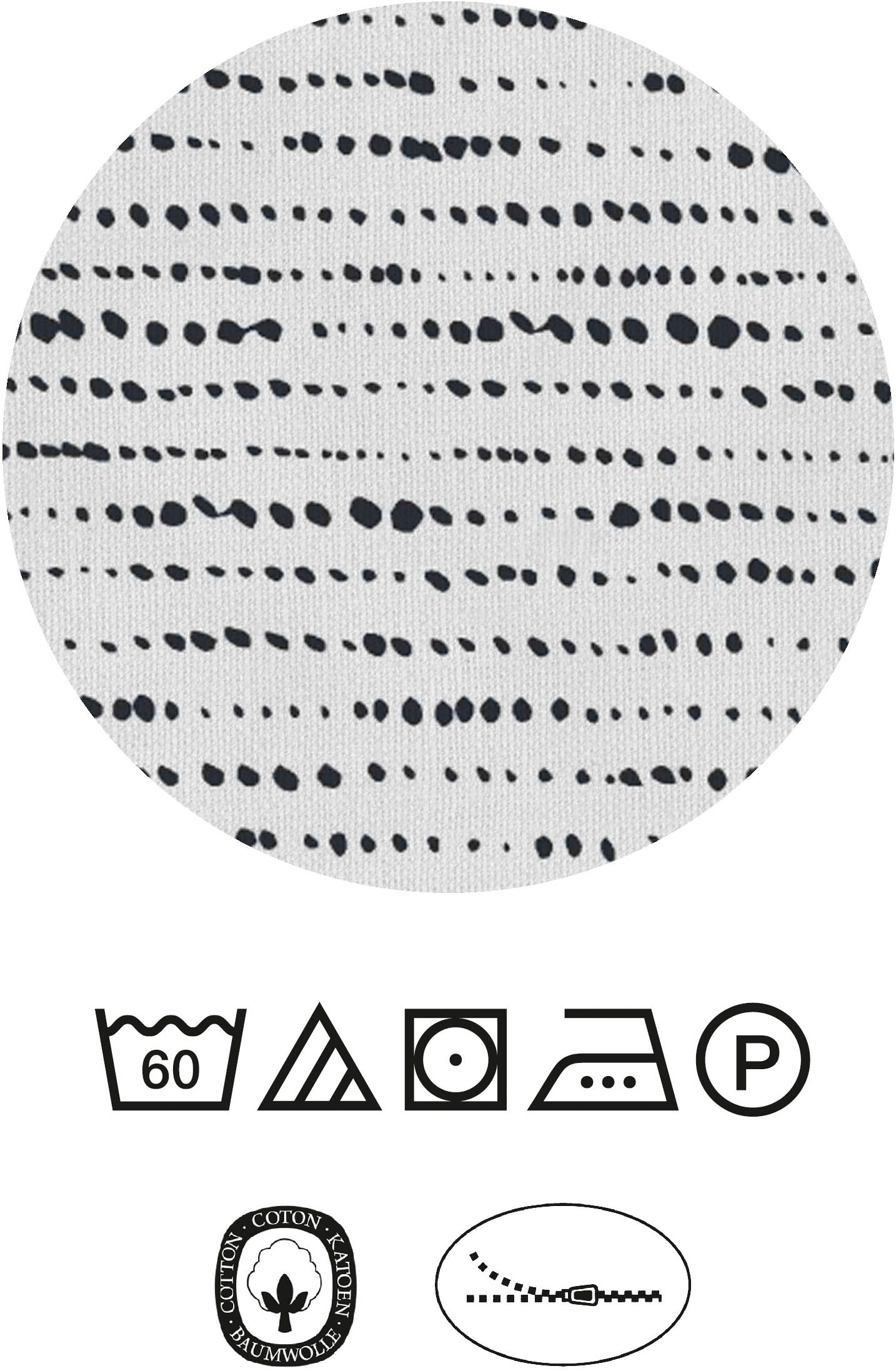 HECHTER PARIS Wendebettwäsche »0041307« 2 Stk. tlg. hautsympathisch, 100% Baumwolle, Reißverschluss, ganzjährig, LOGO