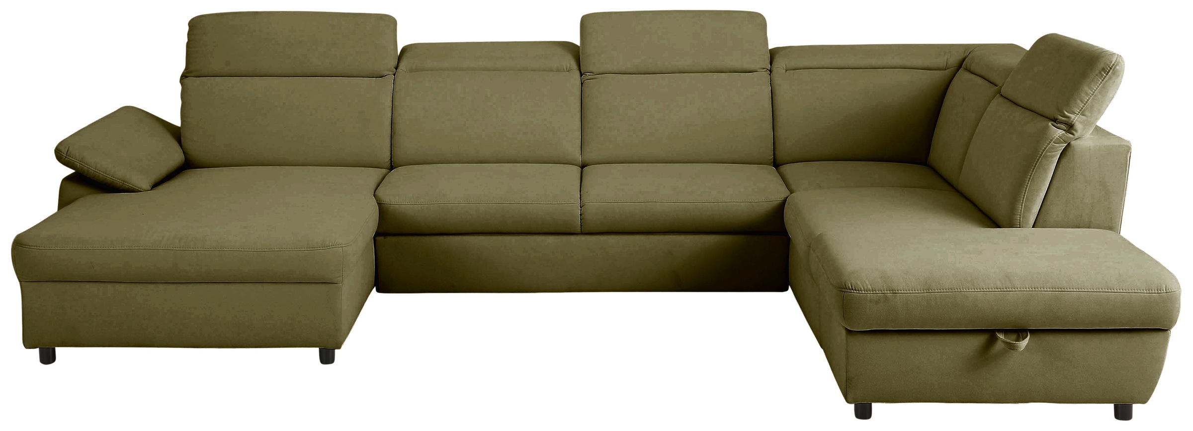 Home affaire Wohnlandschaft »Mauritius U-Form« mit Kopfteil- und Armlehnver günstig online kaufen