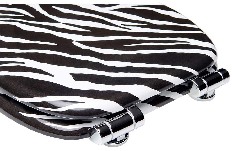 Sanilo WC-Sitz »Zebra Look« mit Absenkautomatik