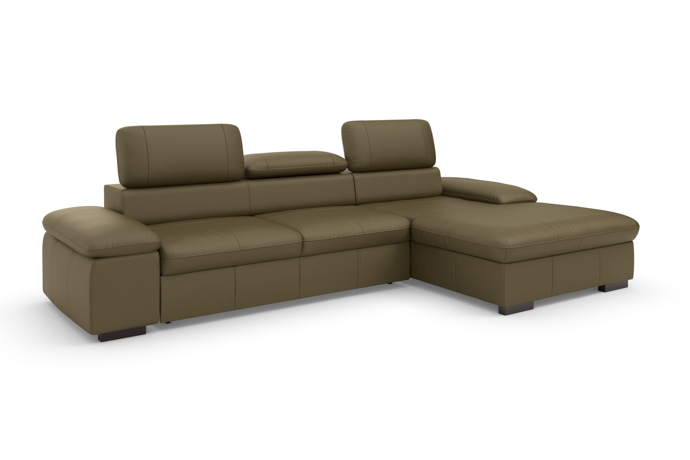 Home affaire Ecksofa »Alberto L-Form«, mit Kopfteilverstellung, wahlweise mit Bettfunktion
