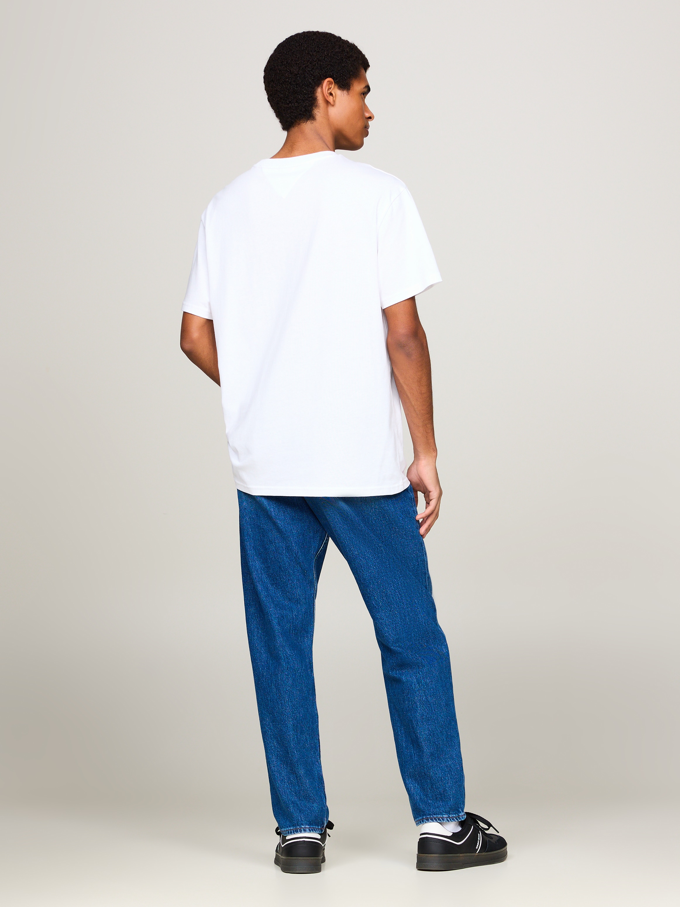 Tommy Jeans Plus T-Shirt »TJM REG STREET SIG FLAG TEE EXT«, Große Größen mit Print