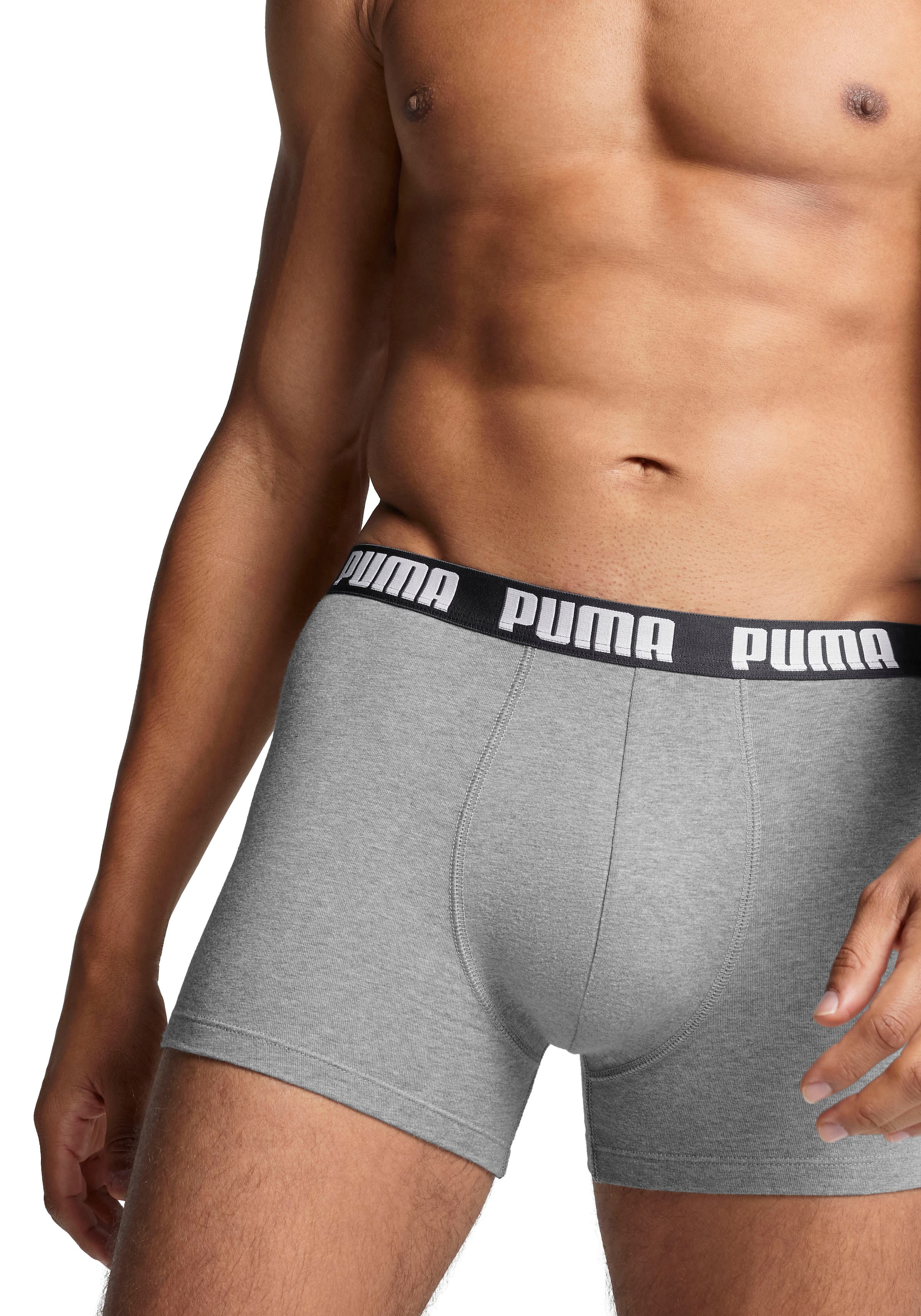 PUMA Boxershorts »PUMA MEN EVERYDAY BOXERS 3P«, (3er Pack), mit Komfortbund