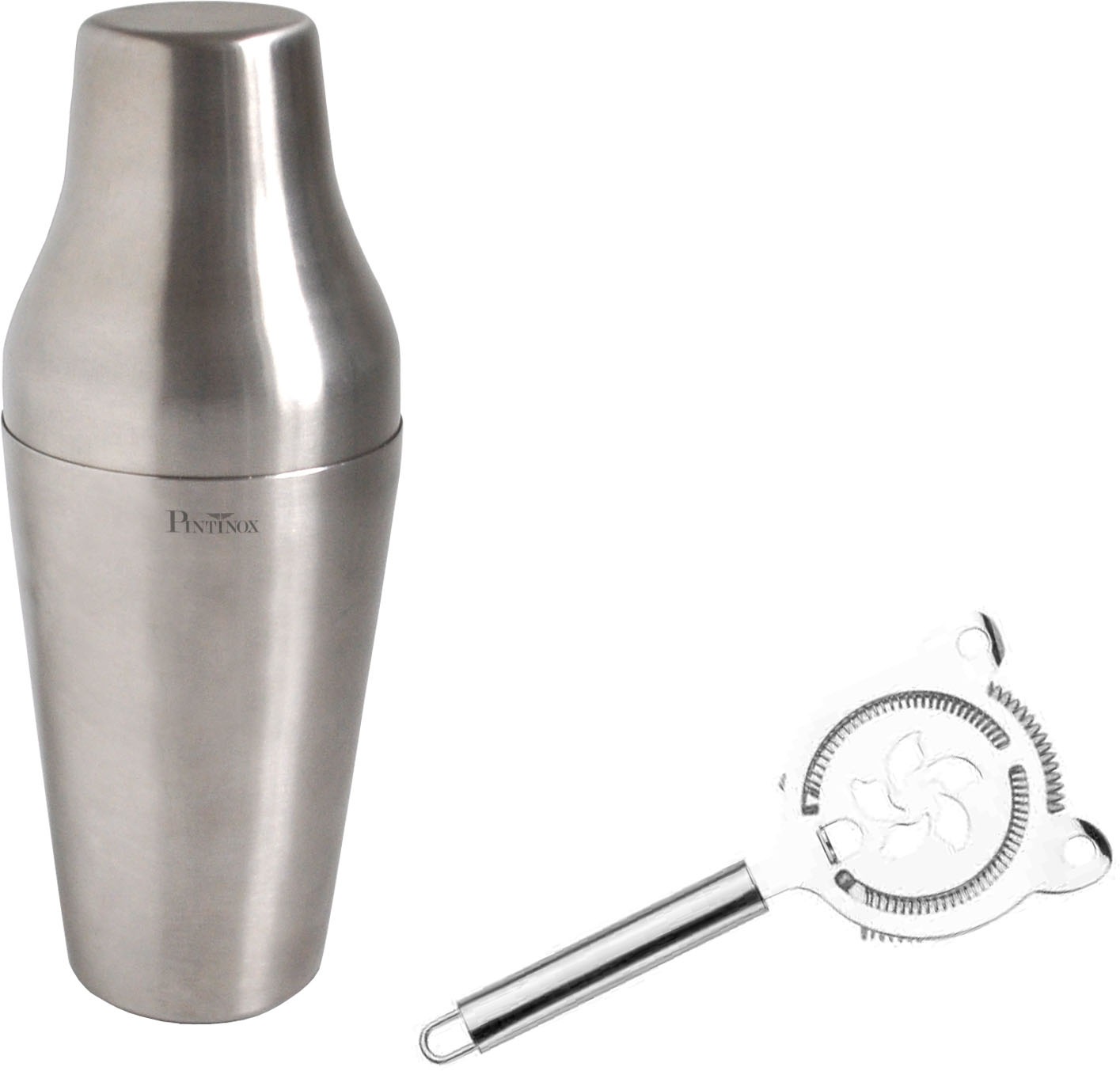 PINTINOX Cocktail Shaker »Bar Professional«, (Set, 2 tlg.), inkl. Barsieb, günstig online kaufen