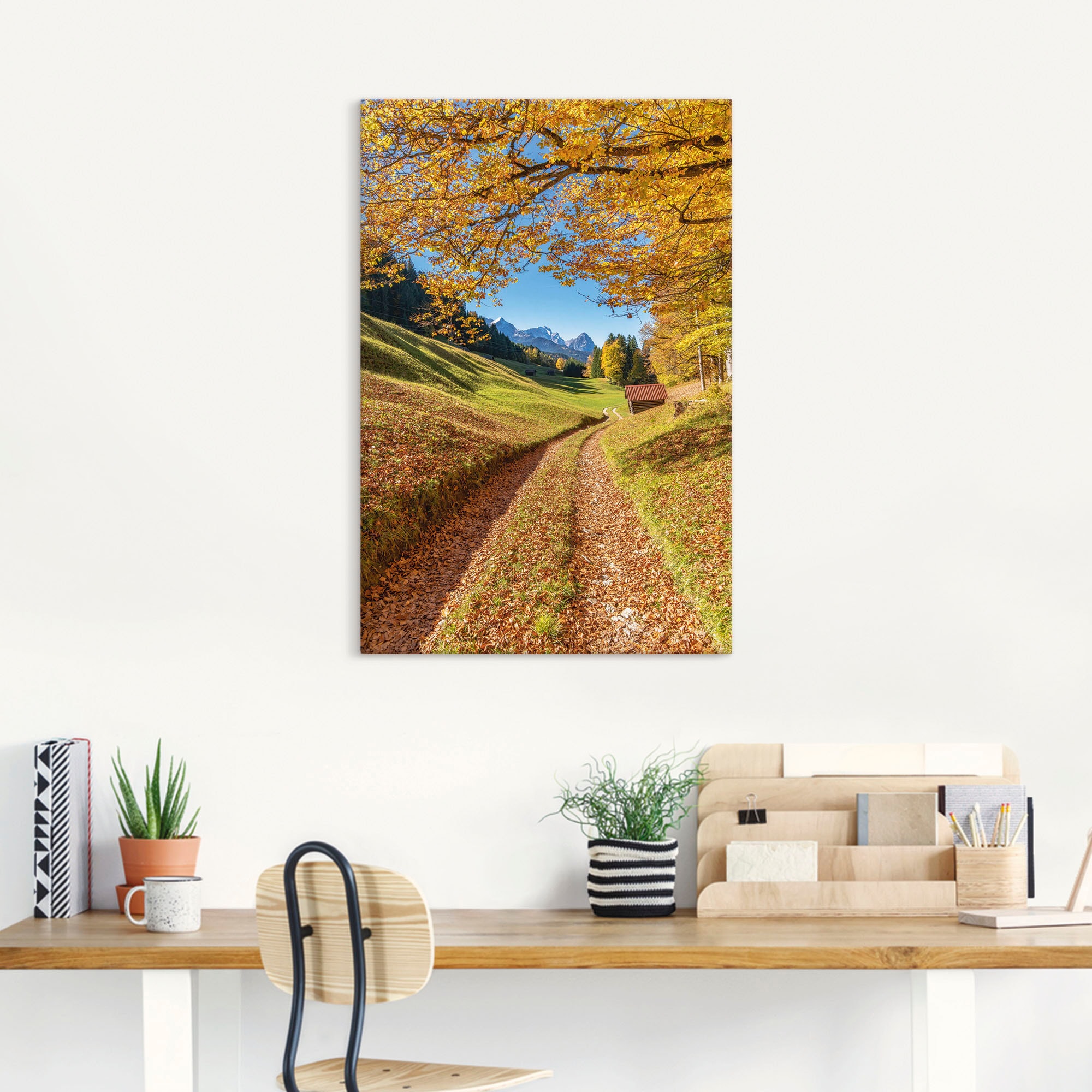 Artland Wandbild »Herbst in Bayern«, Berge & Alpenbilder, (1 St.), als Alub günstig online kaufen