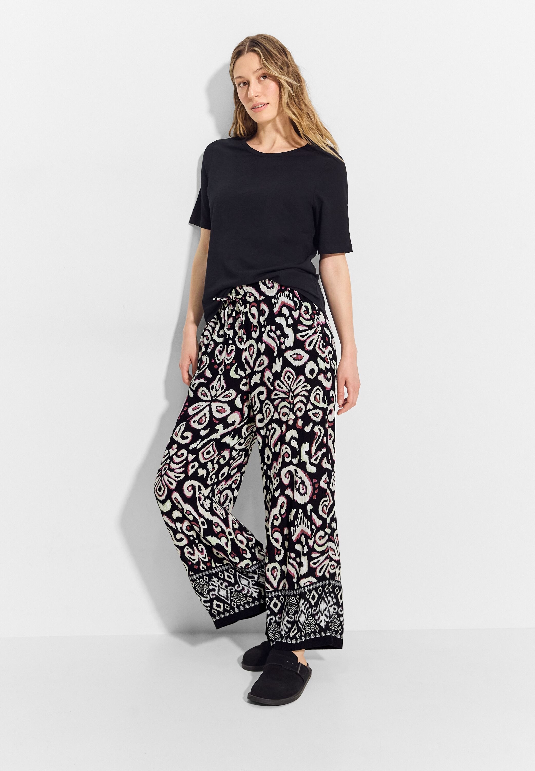 Cecil Culotte »Style Neele«, Sommerhose mit Ornament Muster