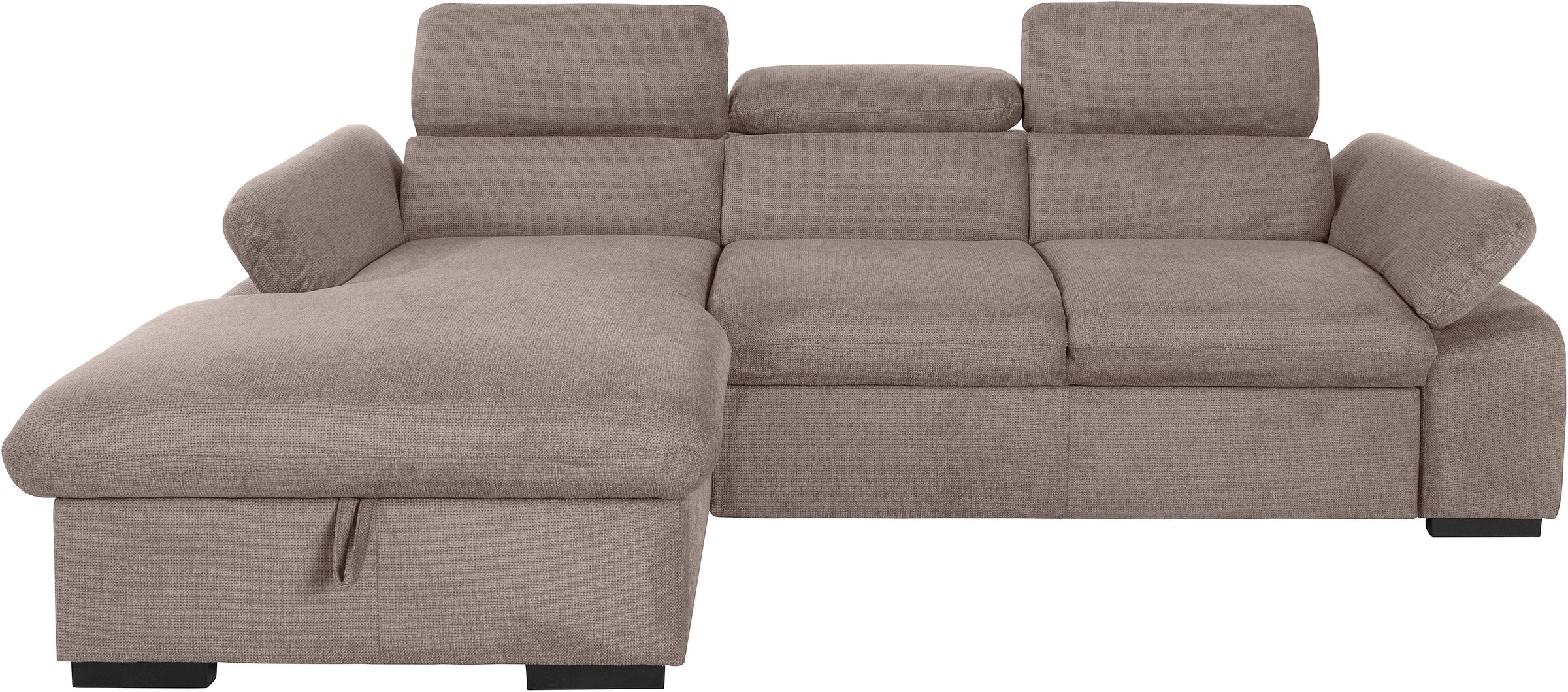 COTTA Ecksofa »Lola L-Form mit Kopfteilfunktion & Hocker«, (Set, mit Hocker günstig online kaufen