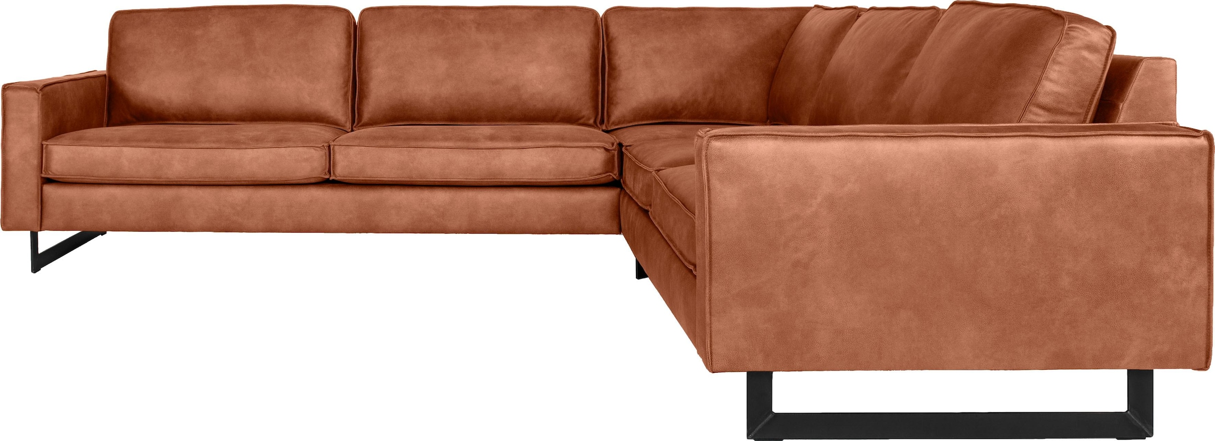 Places of Style Ecksofa »Pinto, XXL, 250/290 cm, langer Schenkel, Ottomane« günstig online kaufen