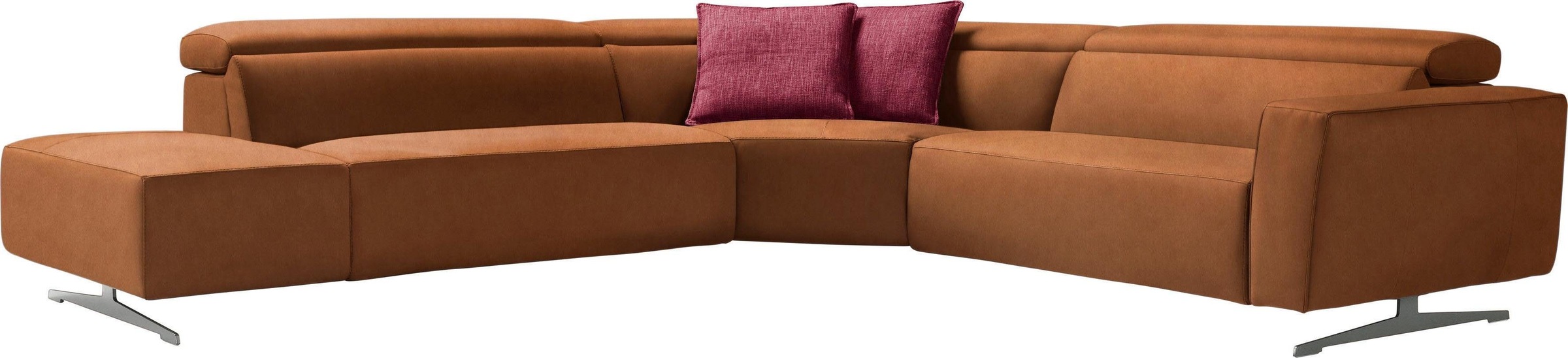 Egoitaliano Ecksofa »Stefanie-e, Designsofa der Extraklasse, bequem mit hoh günstig online kaufen
