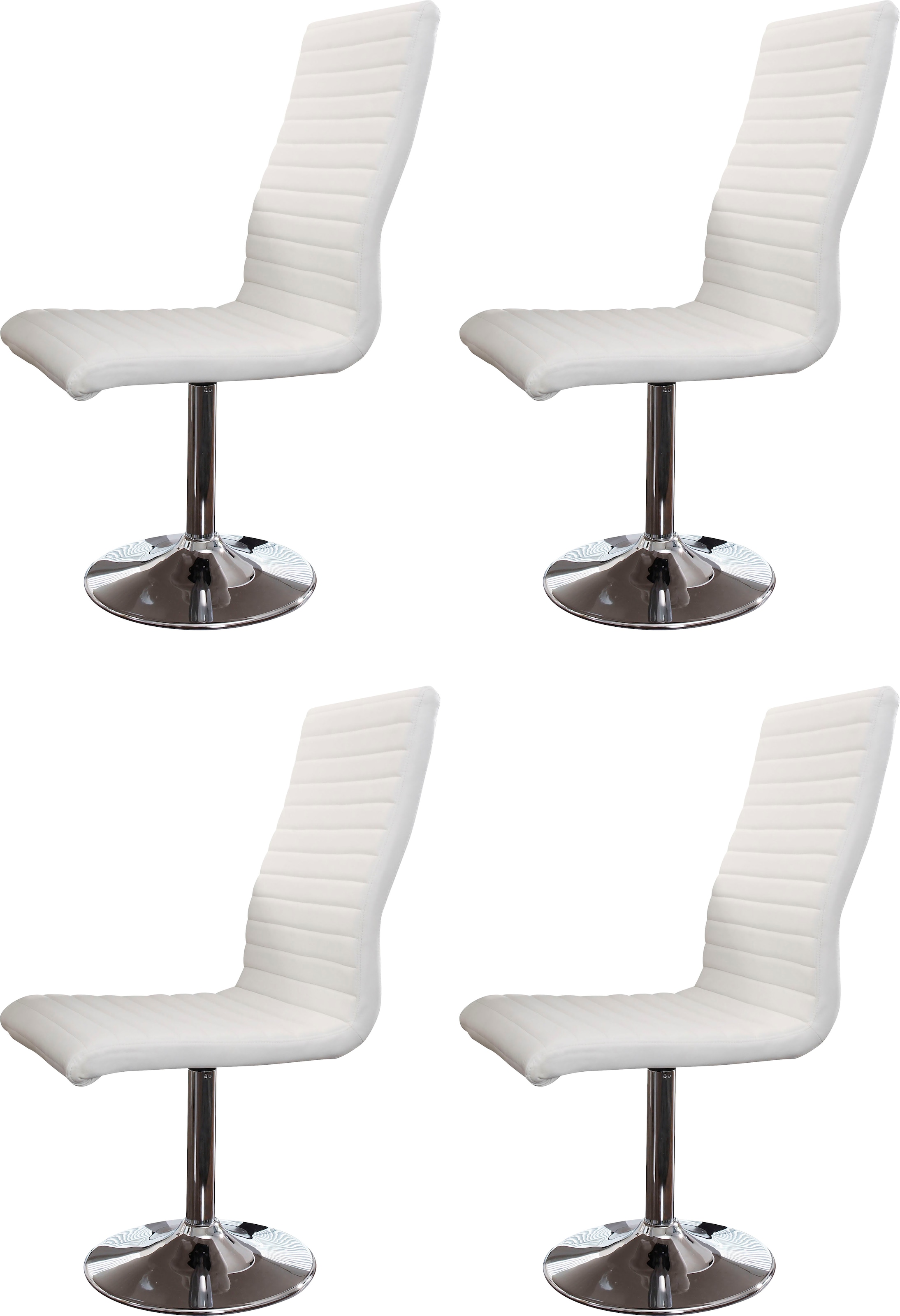 SalesFever Essgruppe, (Set, 5 tlg.), bestehend aus Tulpentisch und Drehstühlen