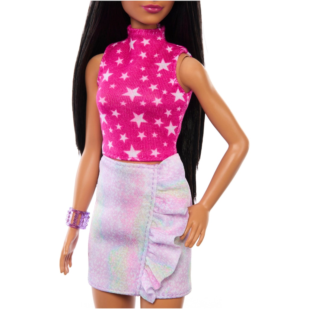 Barbie Anziehpuppe »Fashionistas, Rock Pink and Metallic«