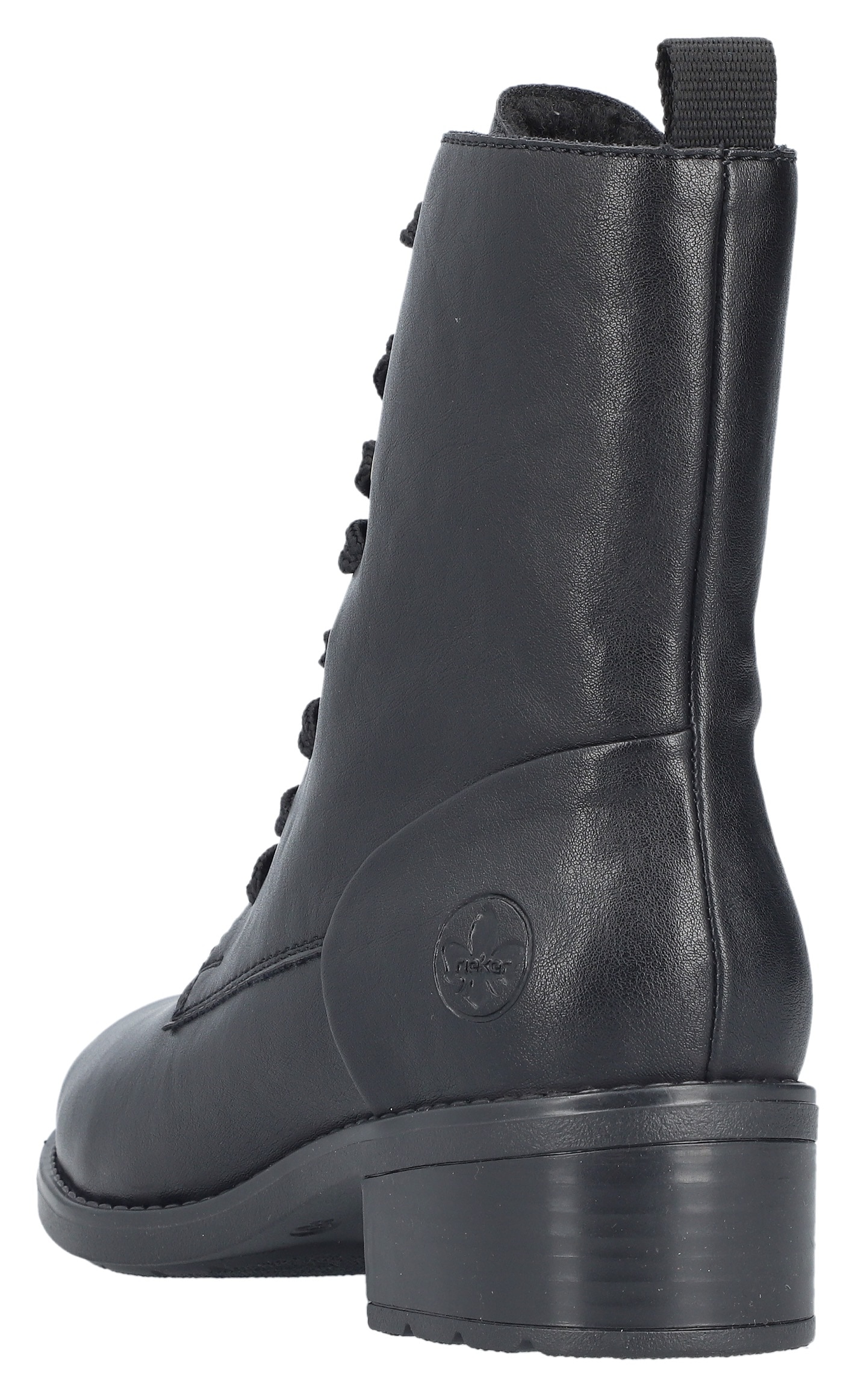 Rieker Winterstiefelette, Schnürstiefelette, Boots, Blockabsatz, mit Schmuckelementen