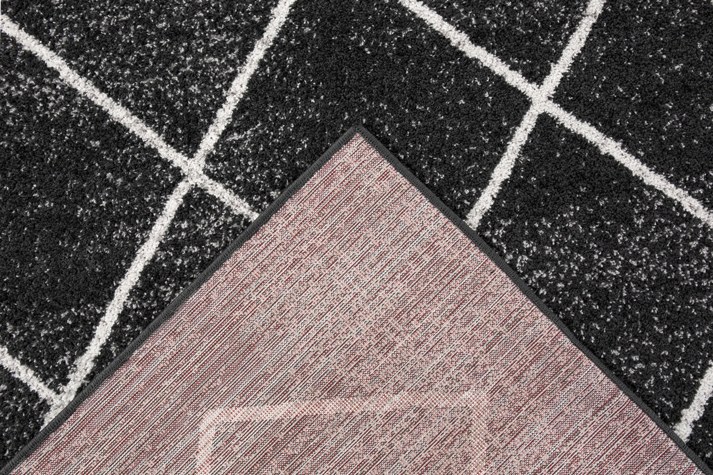 Andiamo Teppich »Bolonia«, rechteckig, 6 mm Höhe, Rauten Design, leicht meliert, Wohnzimmer